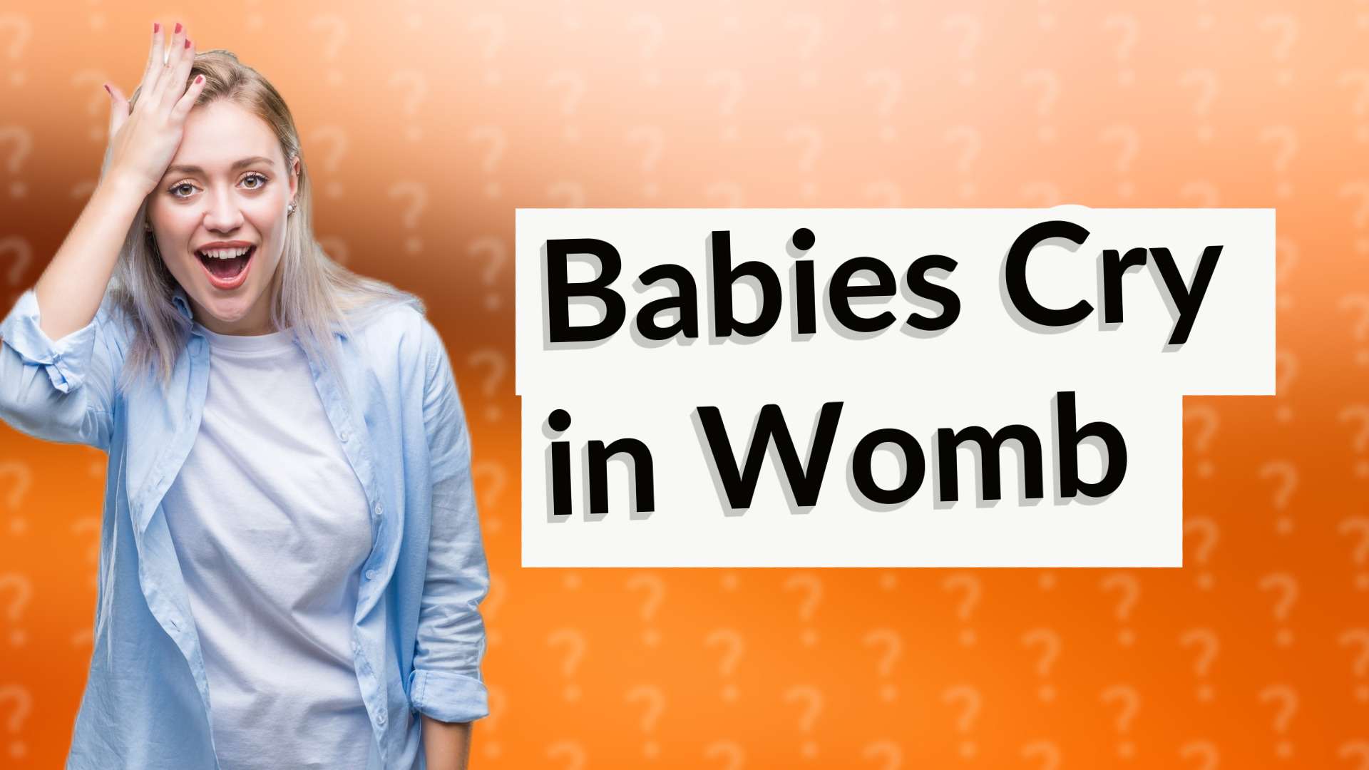Babies Cry in Womb