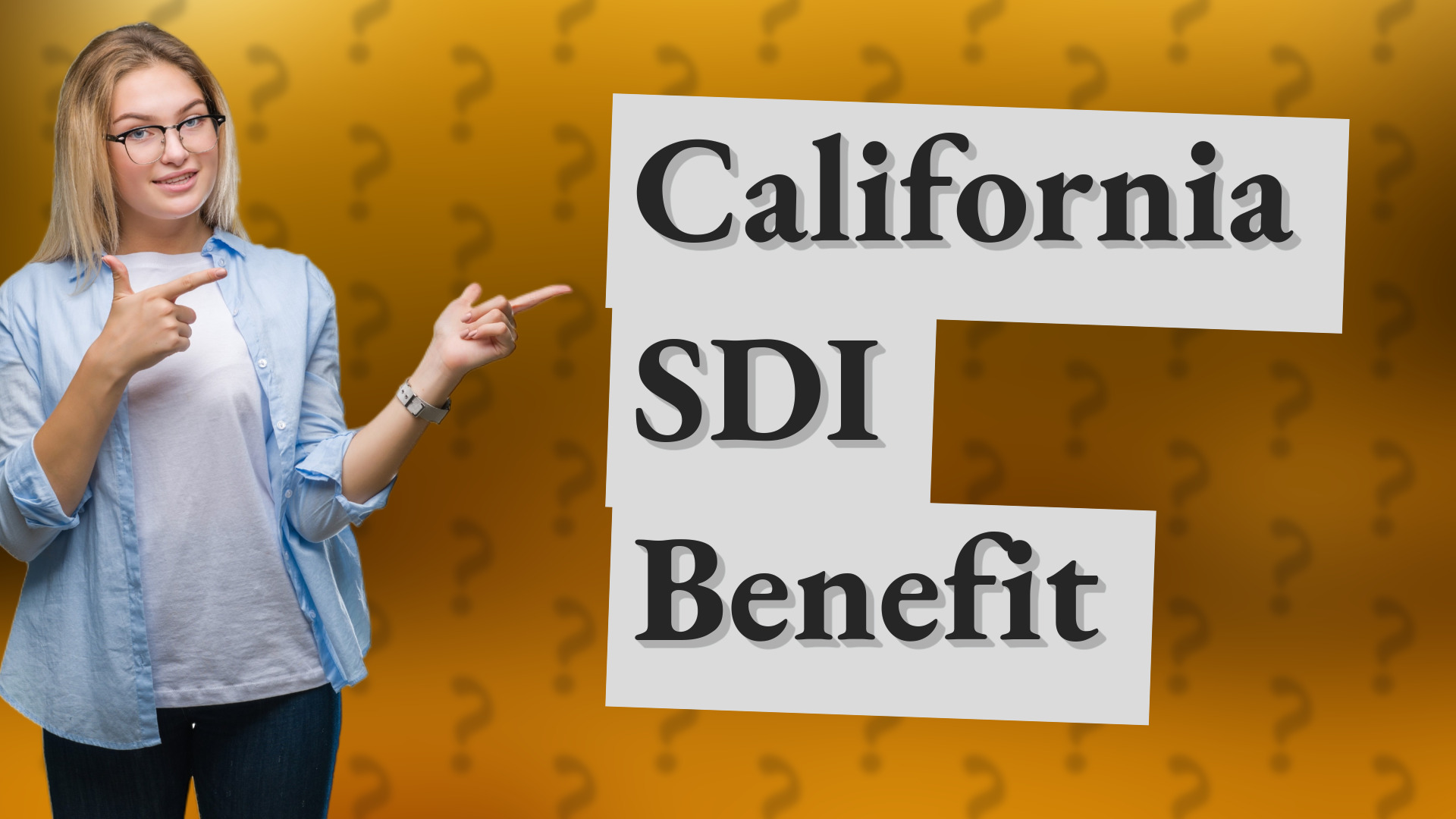 California SDI Benefit