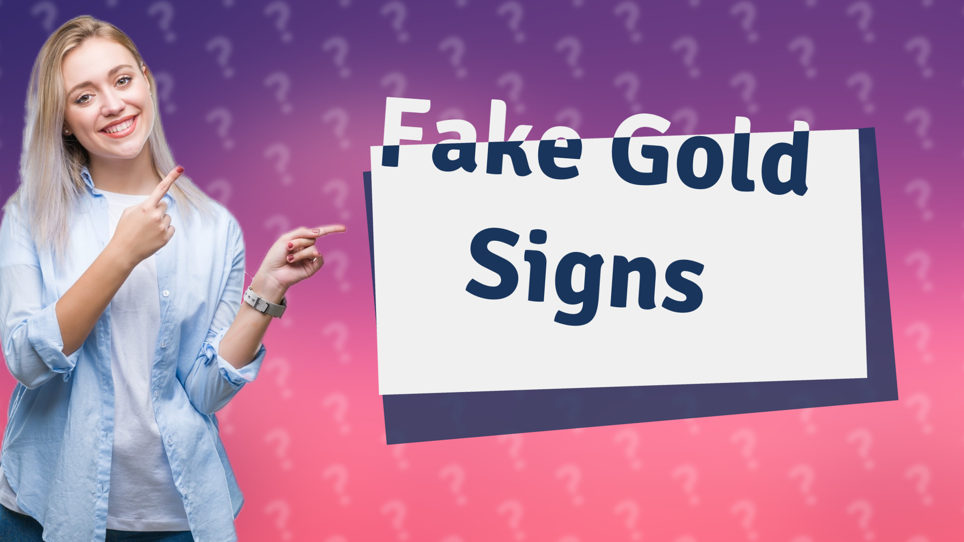 Fake Gold Signs