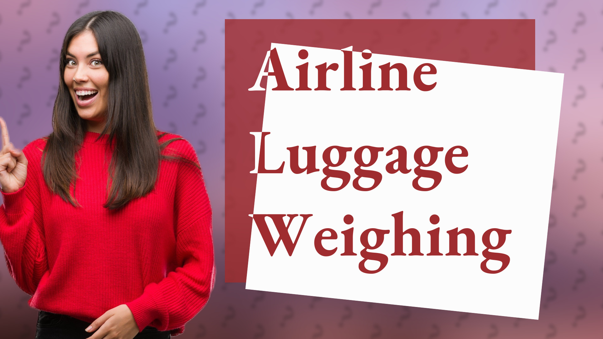 Airline Luggage Weighing
