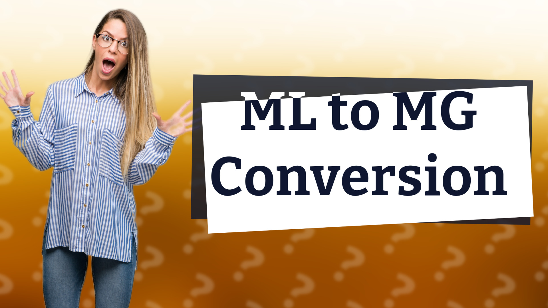 ML to MG Conversion