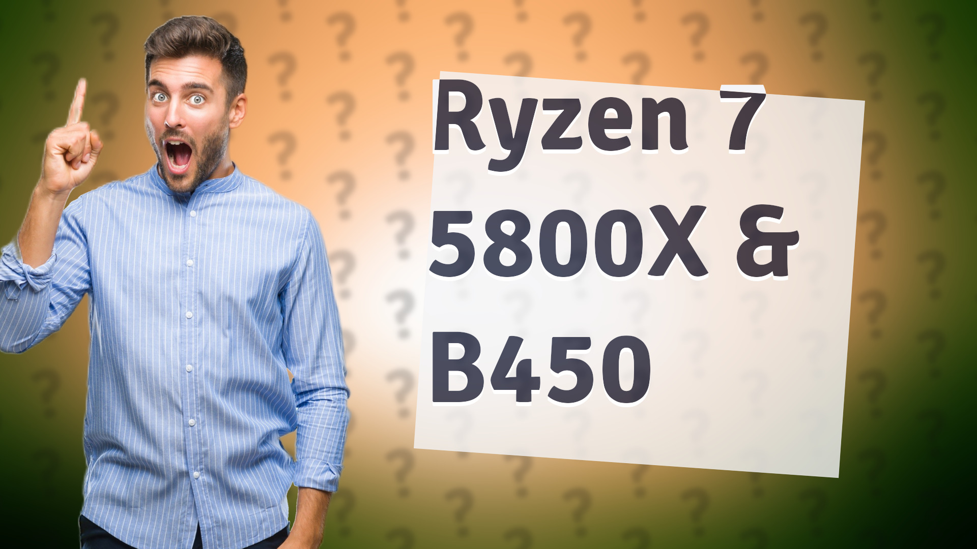 Ryzen 7 5800X & B450