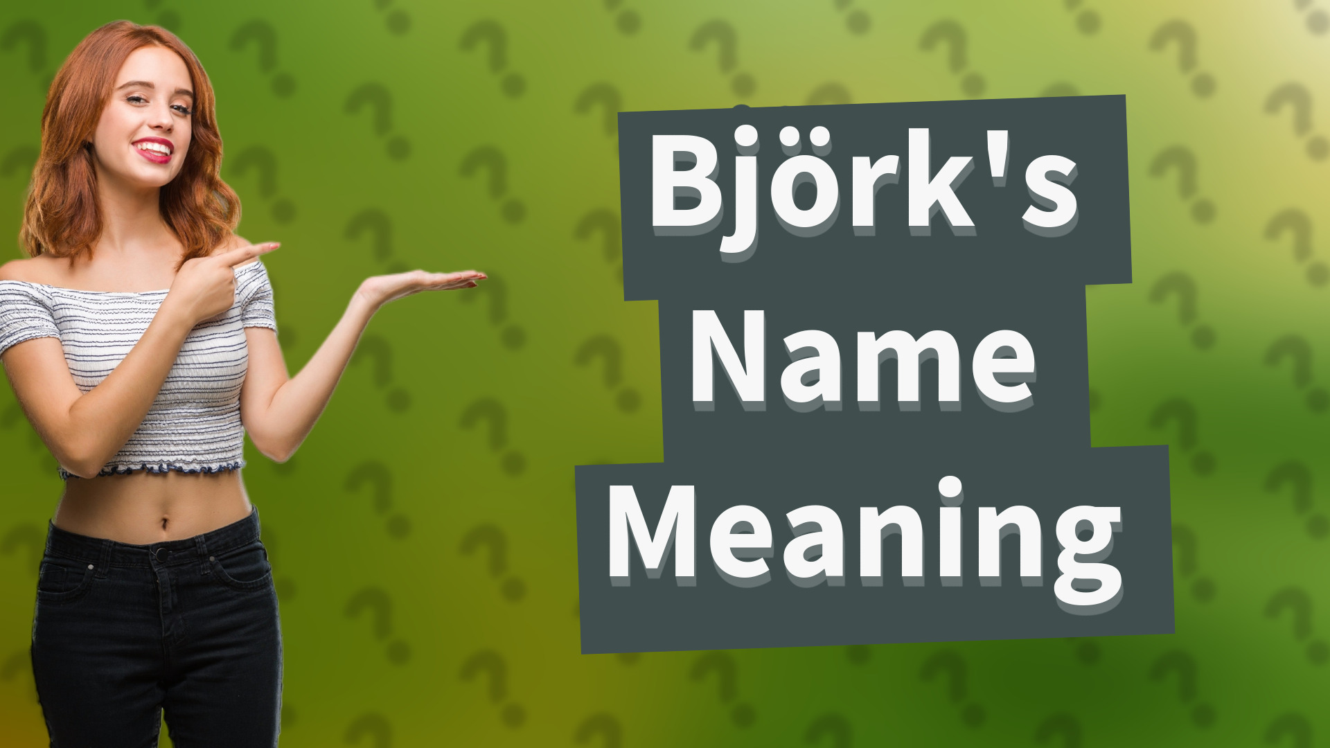 Björk's Name Meaning