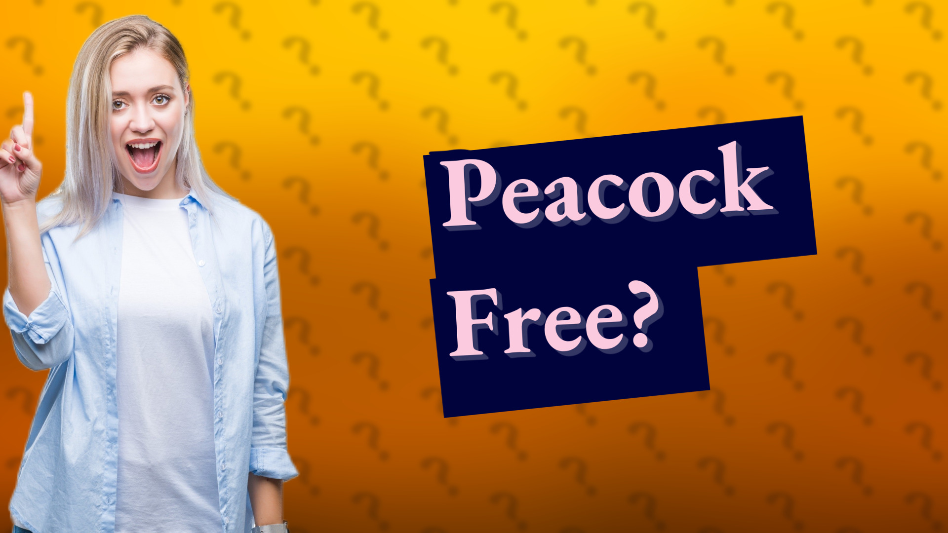 Peacock Free?