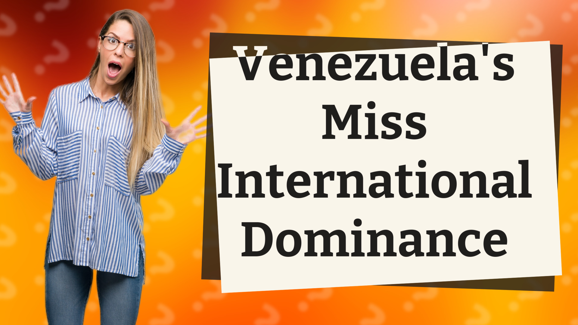 Venezuela's Miss International Dominance