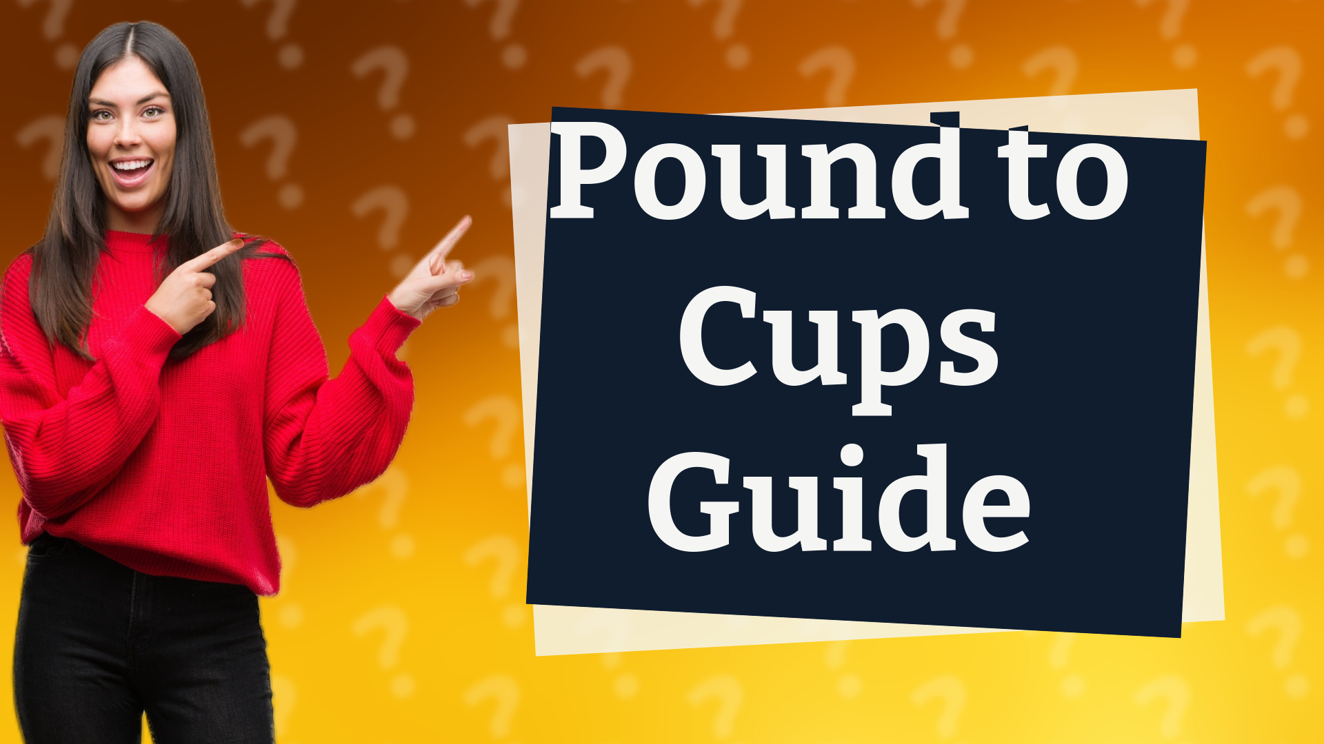 Pound to Cups Guide