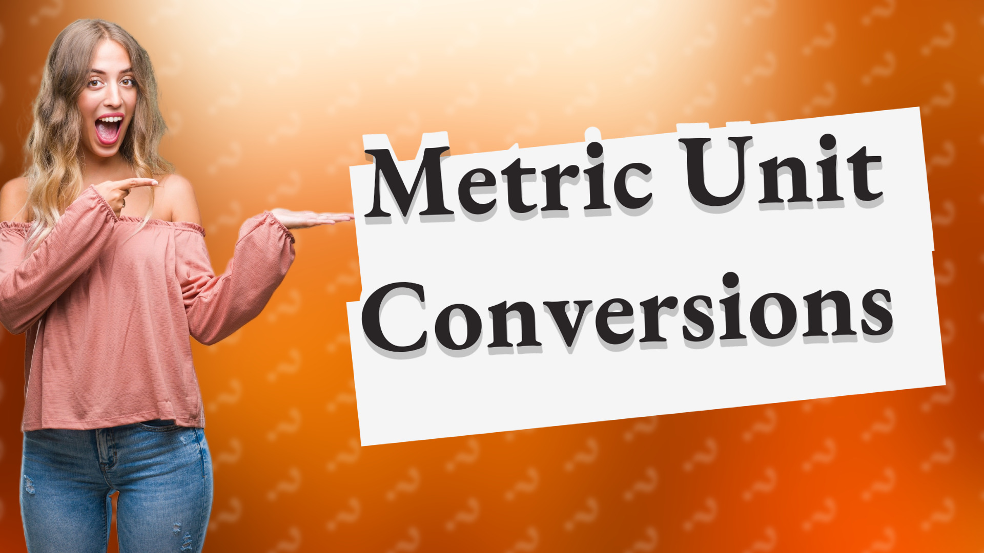 Metric Unit Conversions