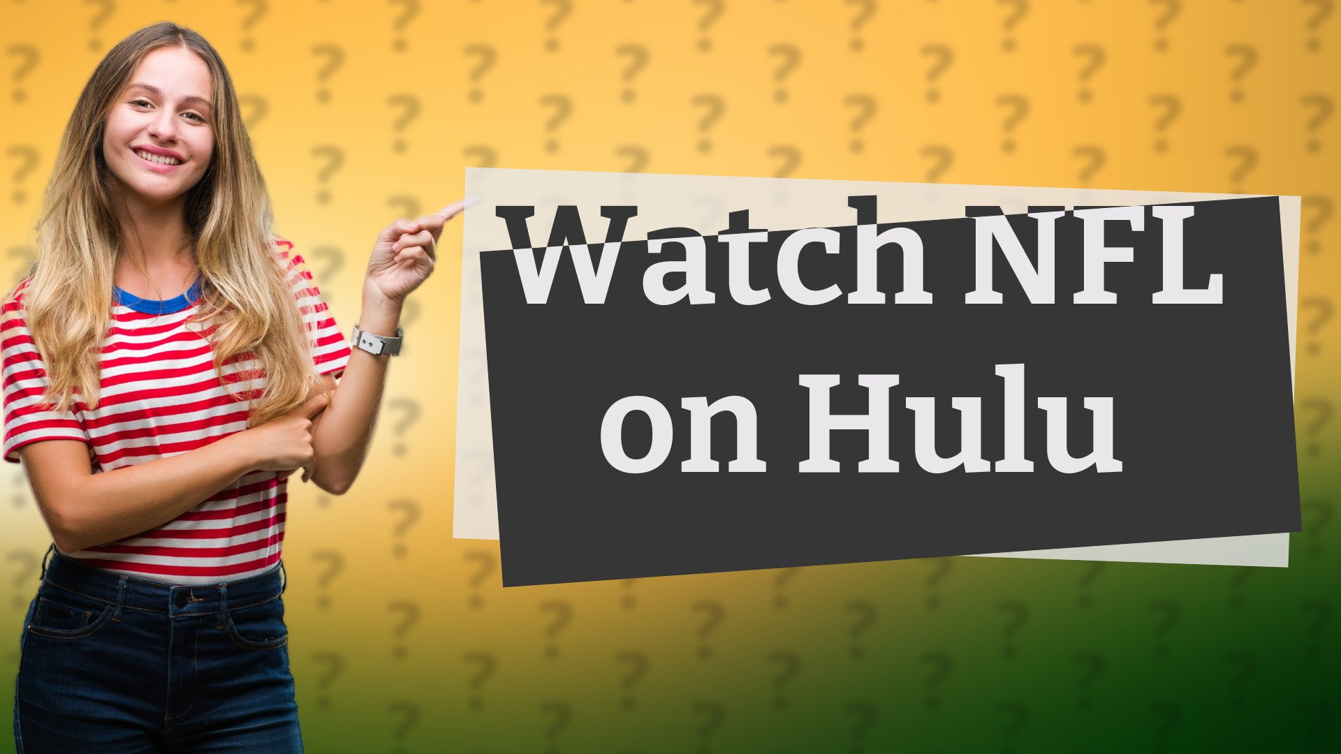 Watch NFL on Hulu