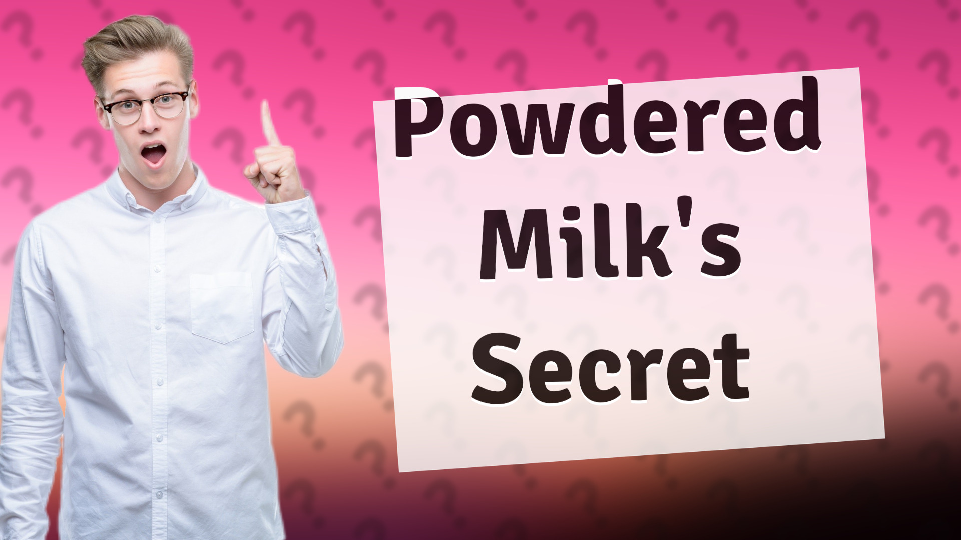 Powdered Milk's Secret