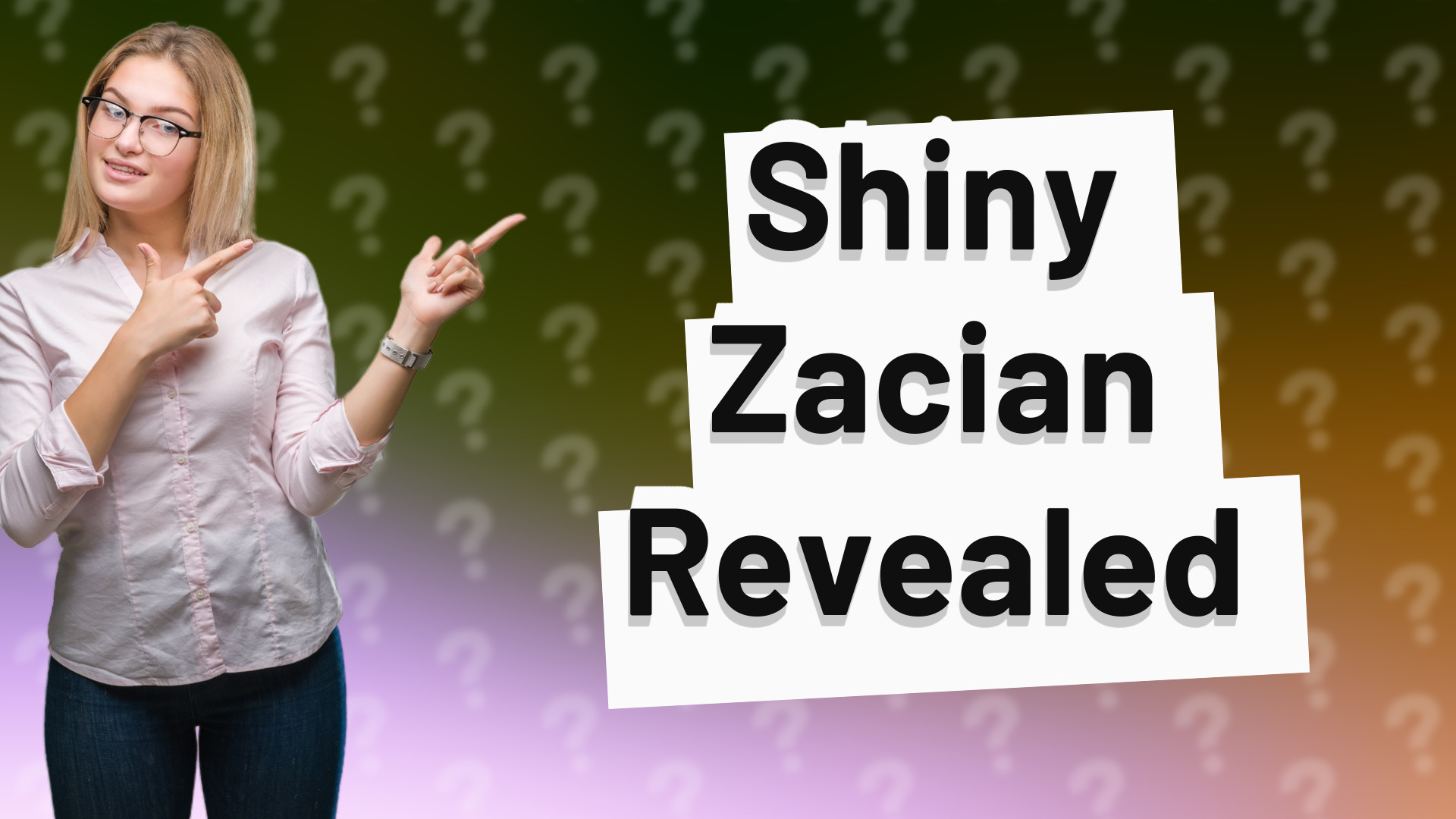 Shiny Zacian Revealed