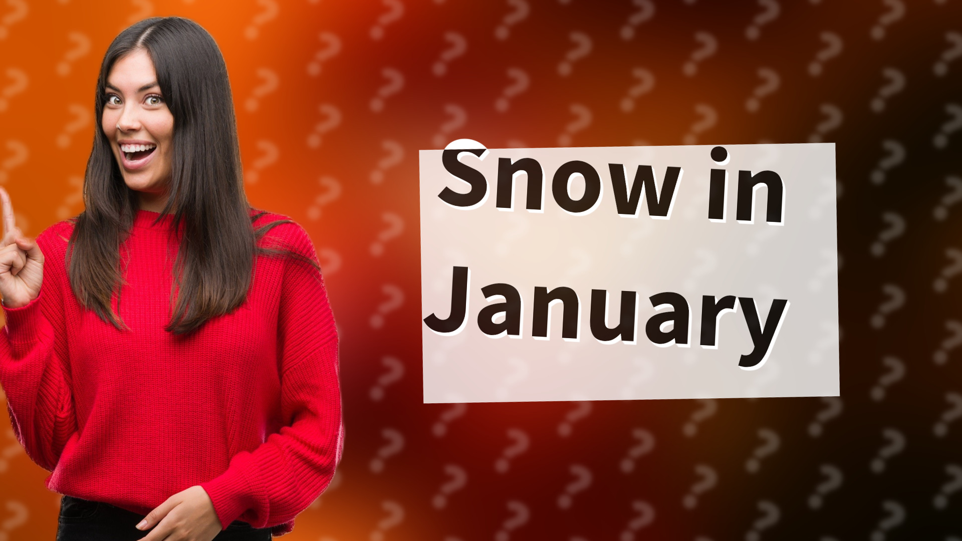 Snow in January
