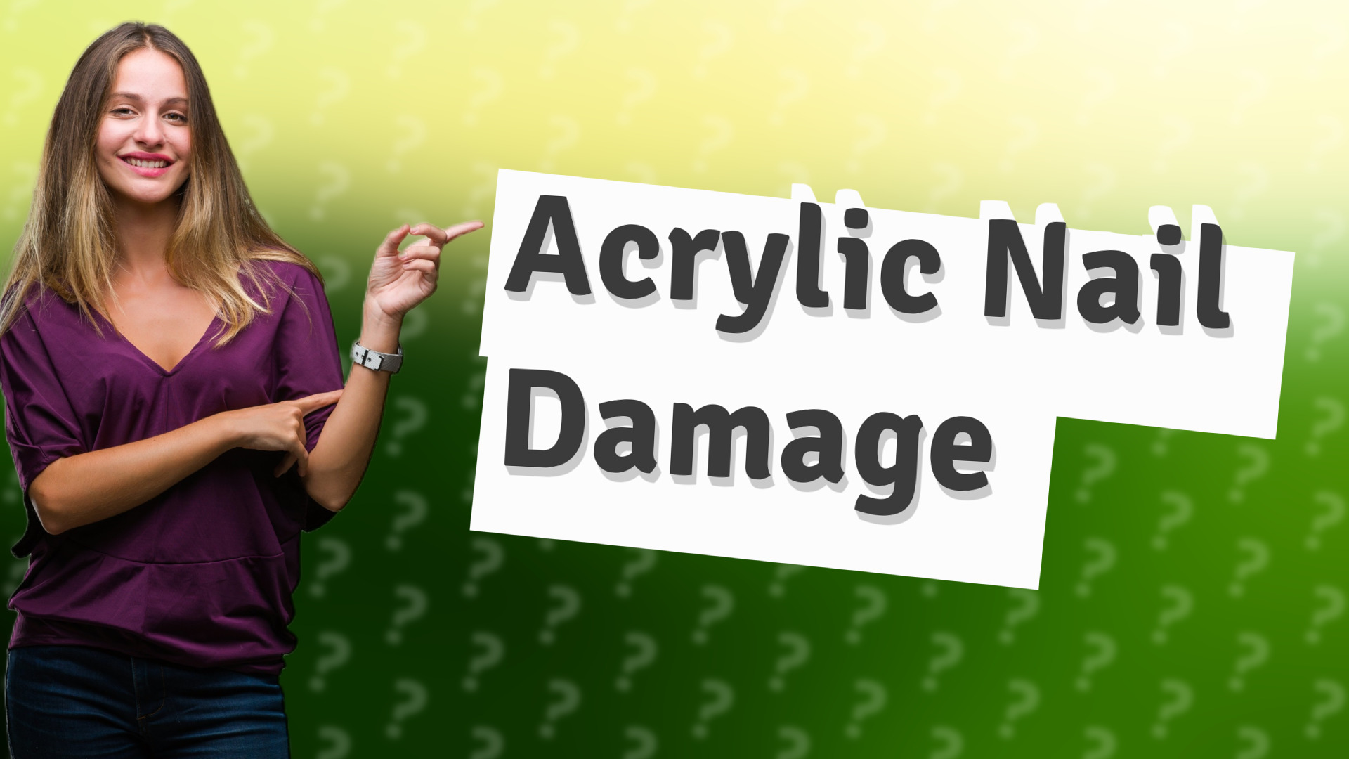 Acrylic Nail Damage