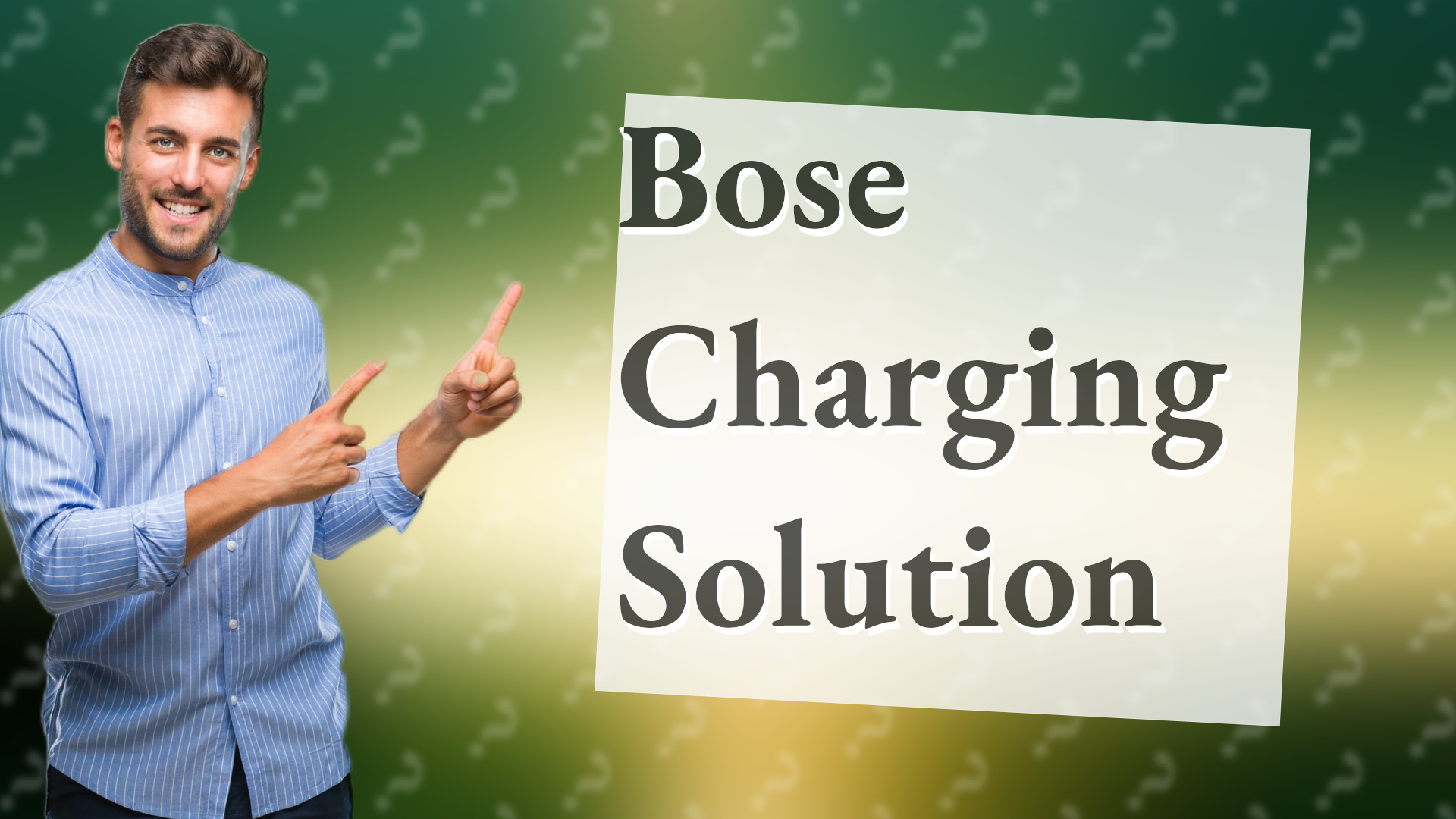 Bose Charging Solution