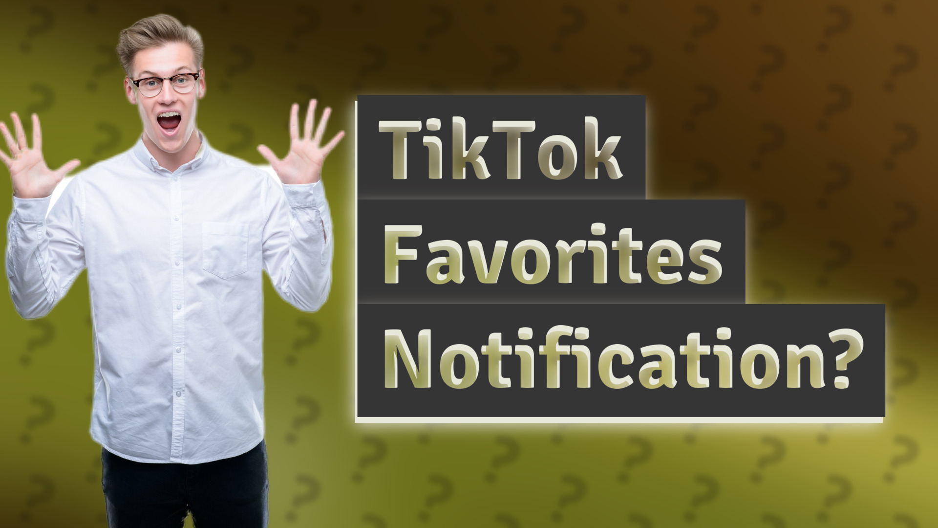 TikTok Favorites Notification?