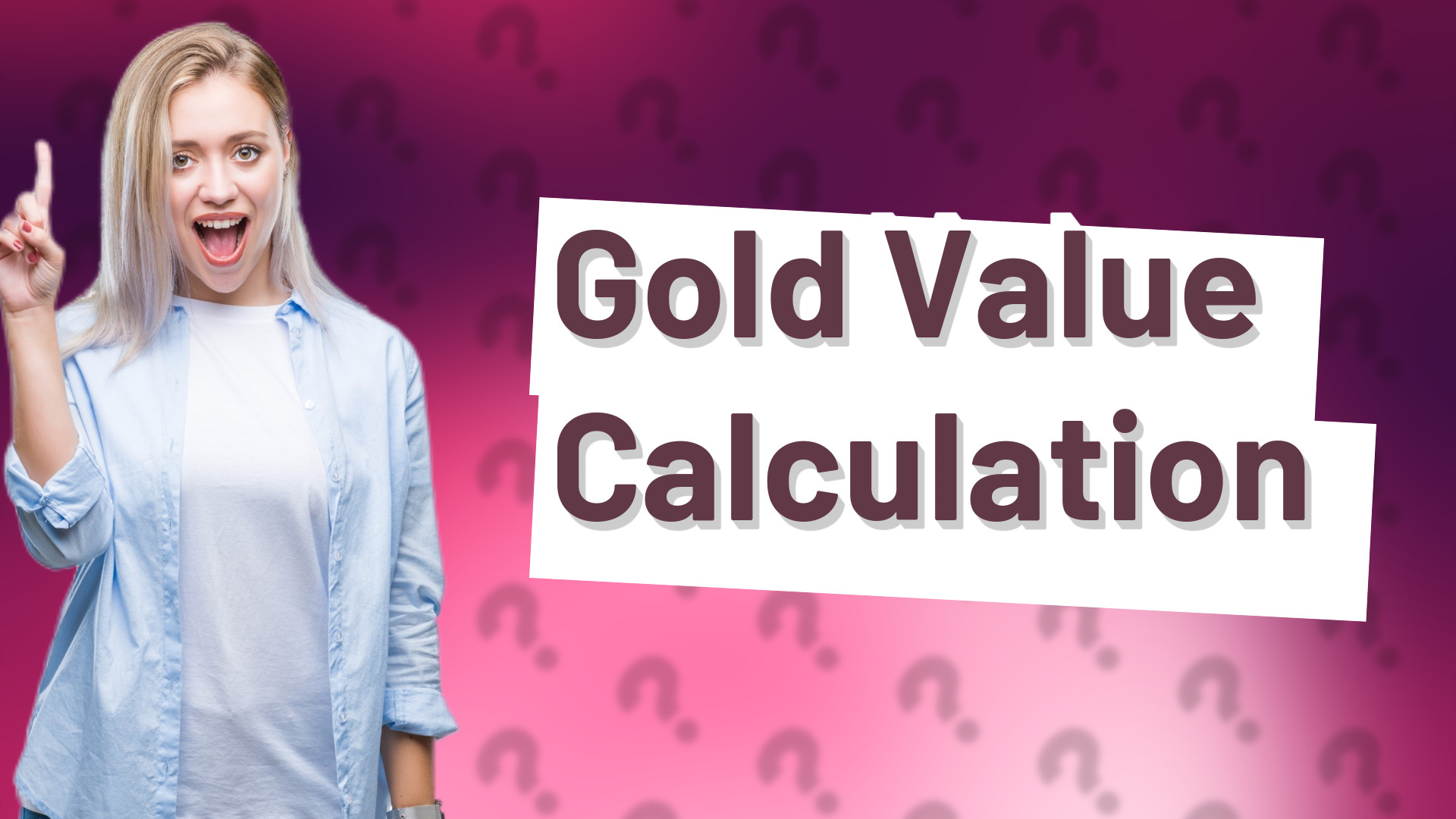 Gold Value Calculation