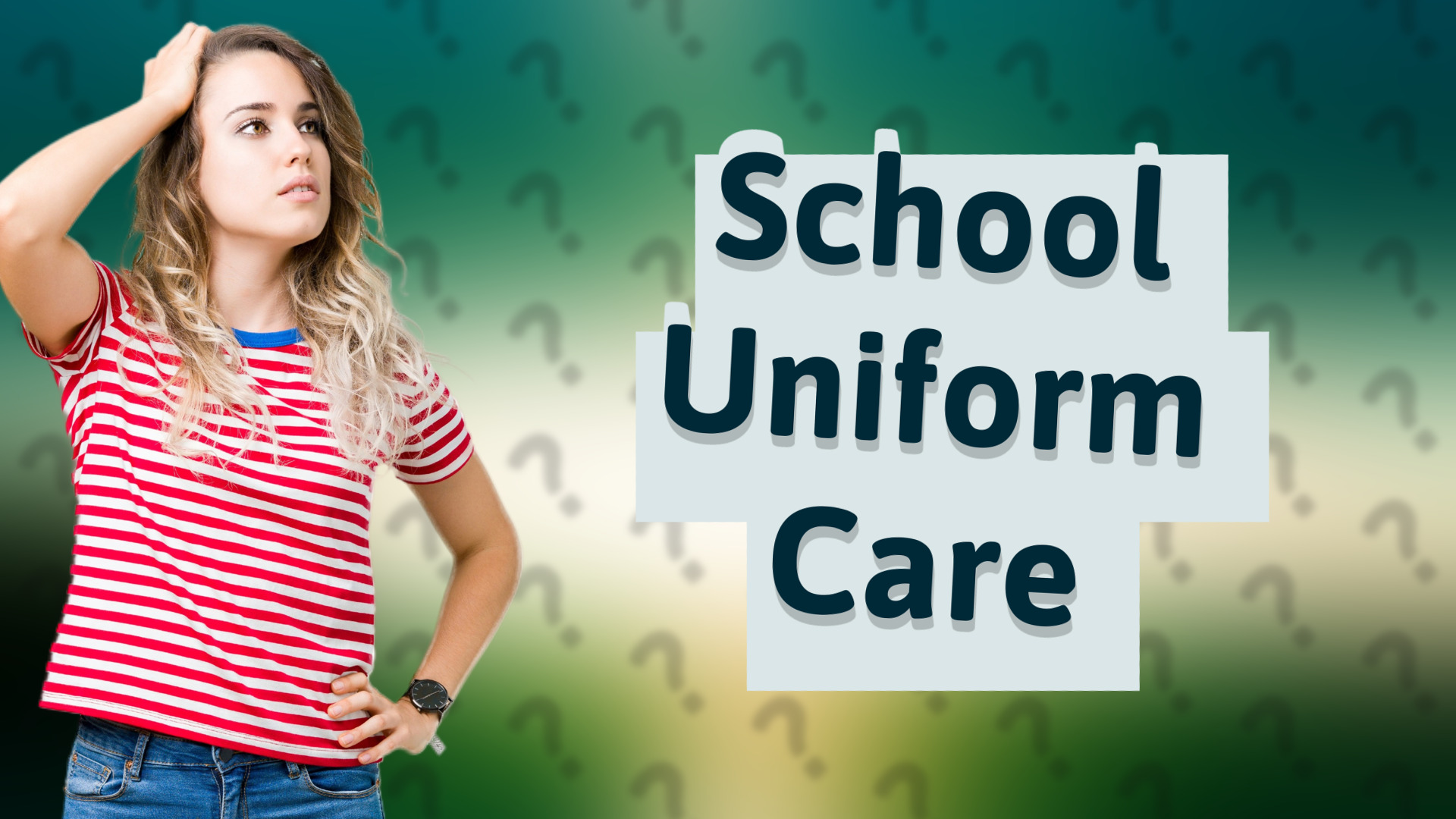 School Uniform Care