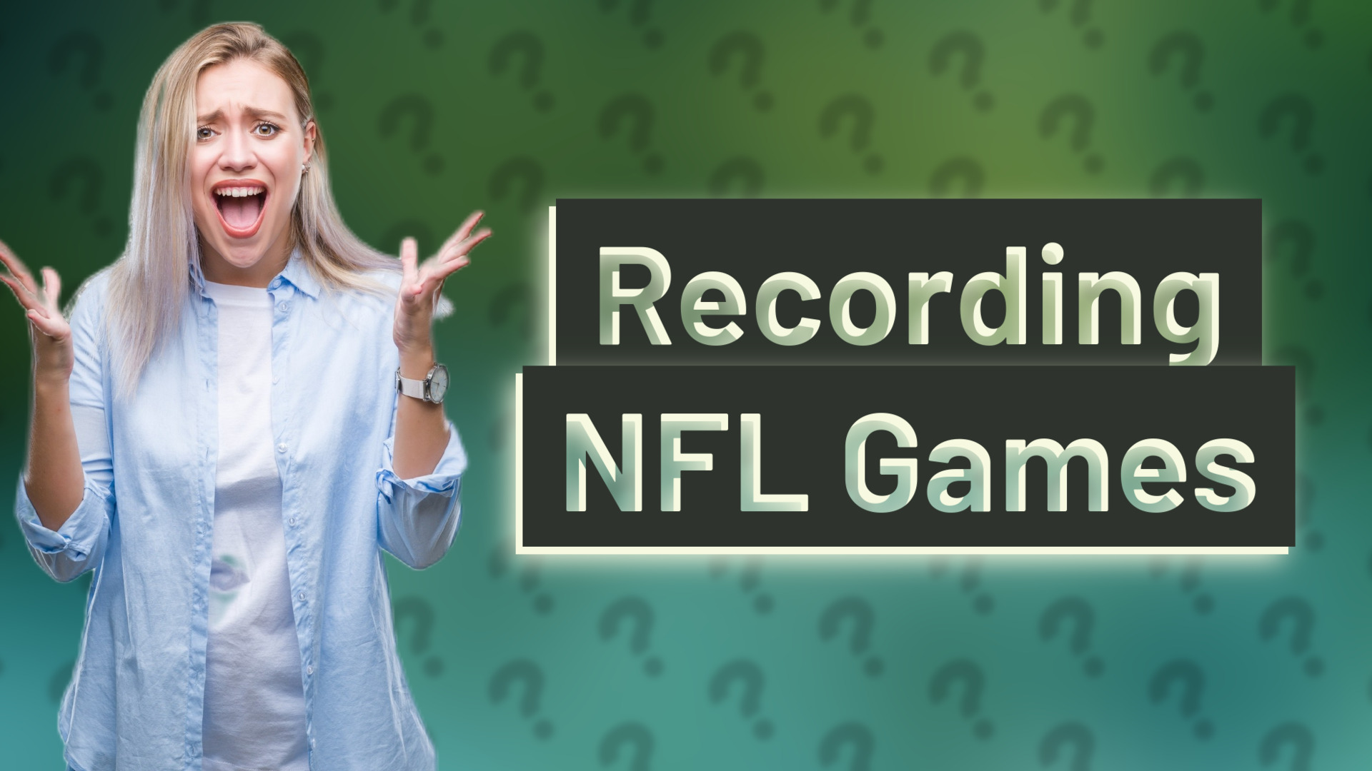 Recording NFL Games