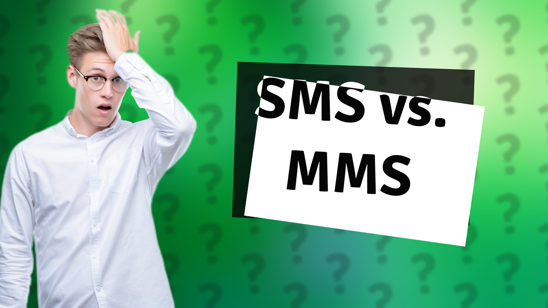 SMS vs. MMS