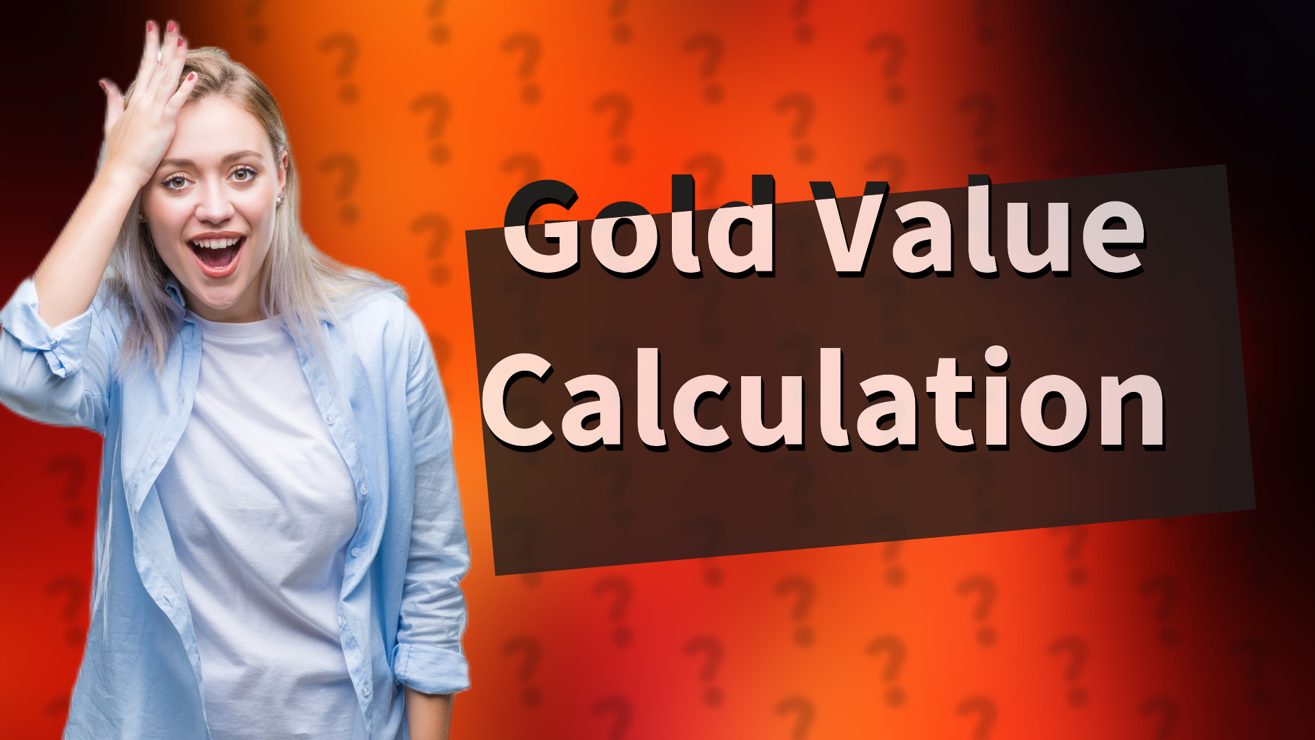 Gold Value Calculation