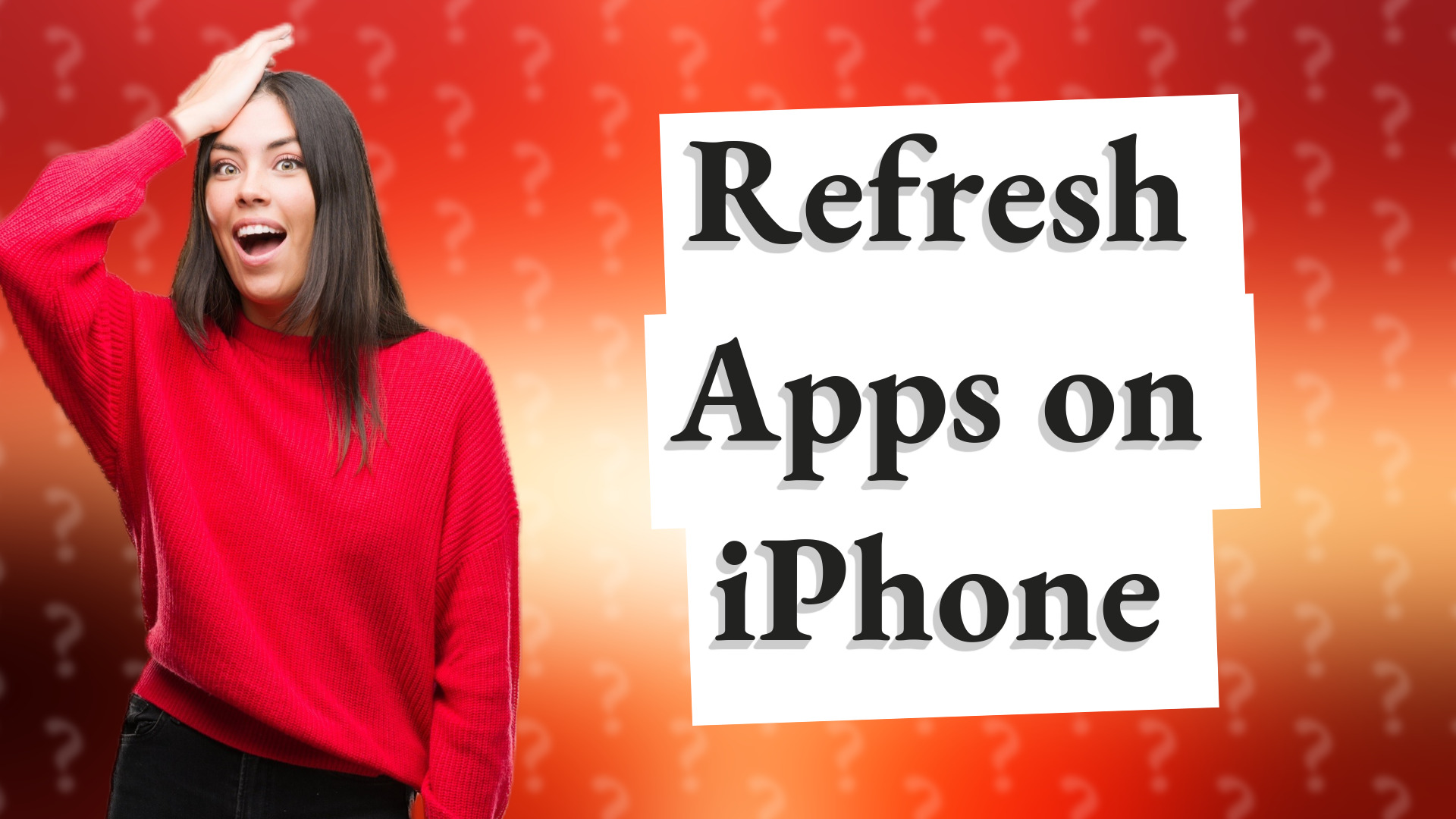 Refresh Apps on iPhone