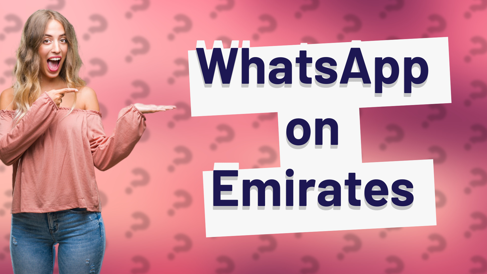 WhatsApp on Emirates