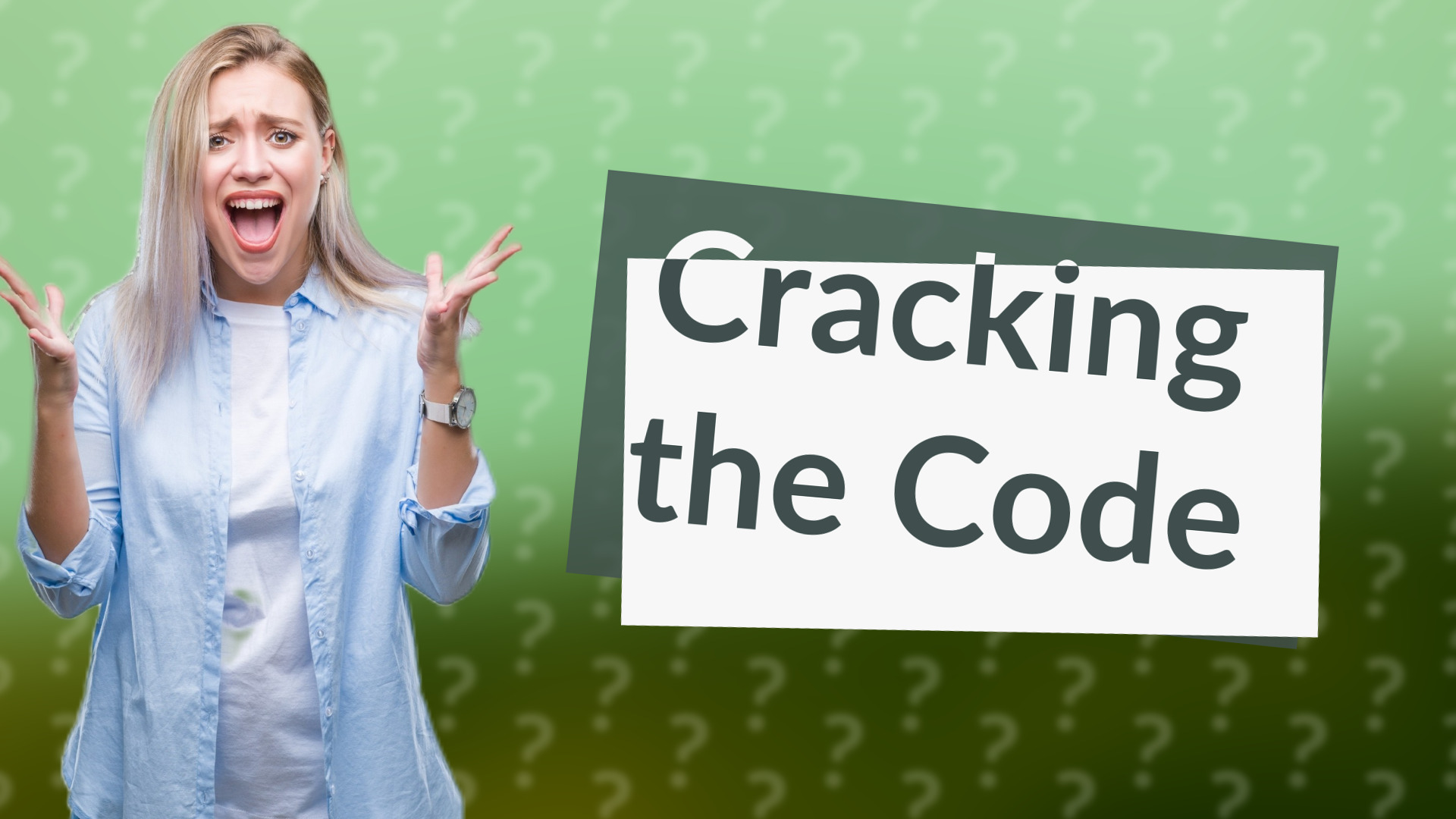 Cracking the Code