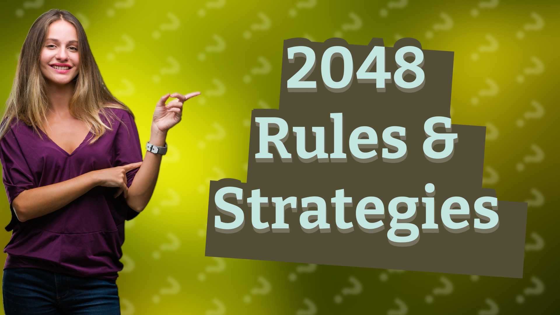 2048 Rules & Strategies