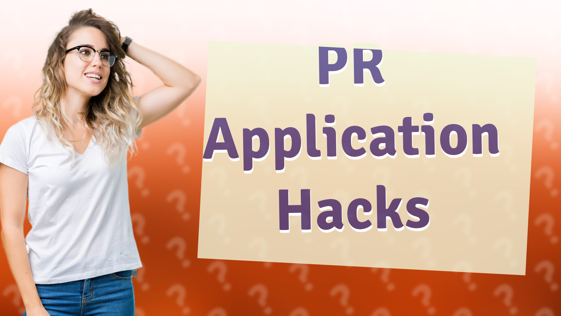 PR Application Hacks