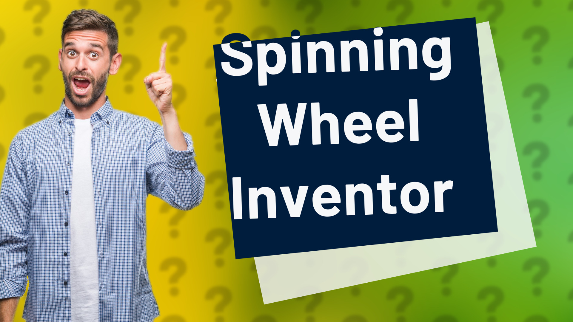 Spinning Wheel Inventor