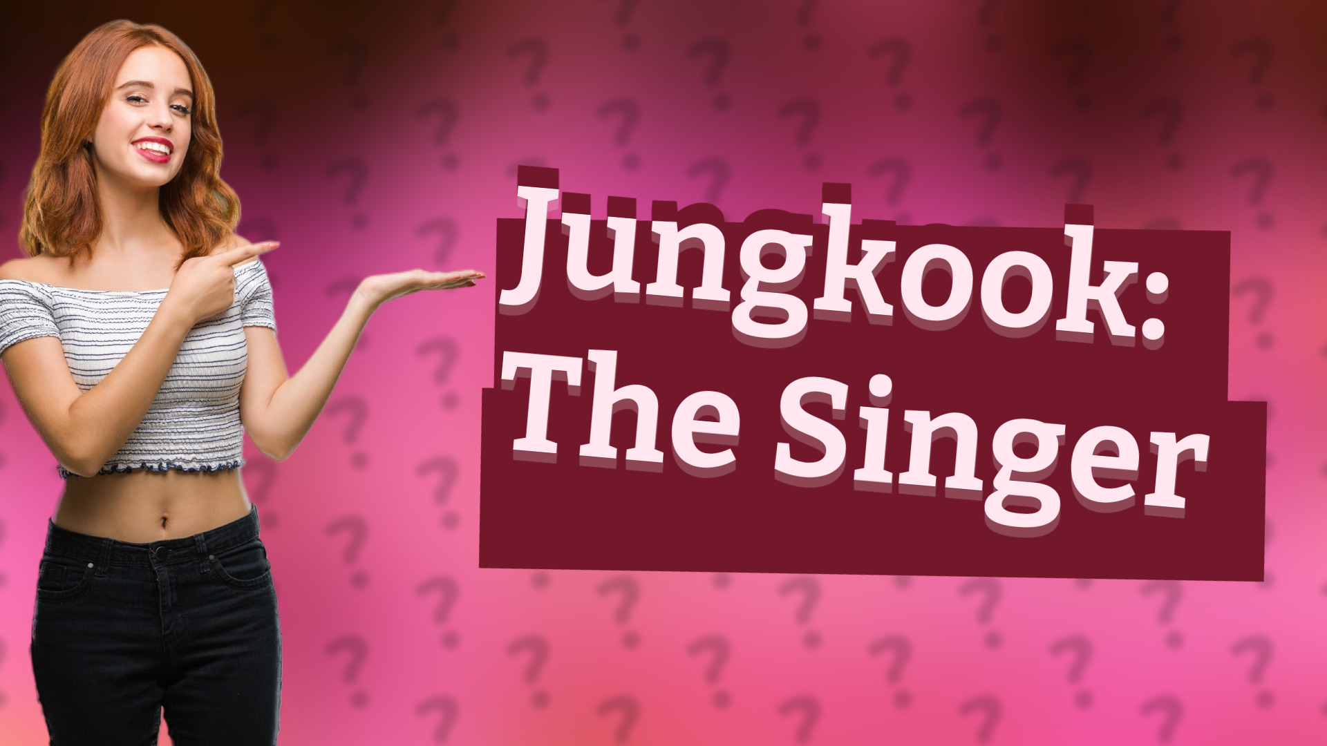 Jungkook: The Singer