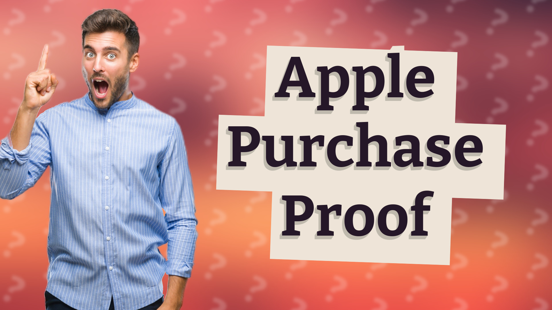 Apple Purchase Proof