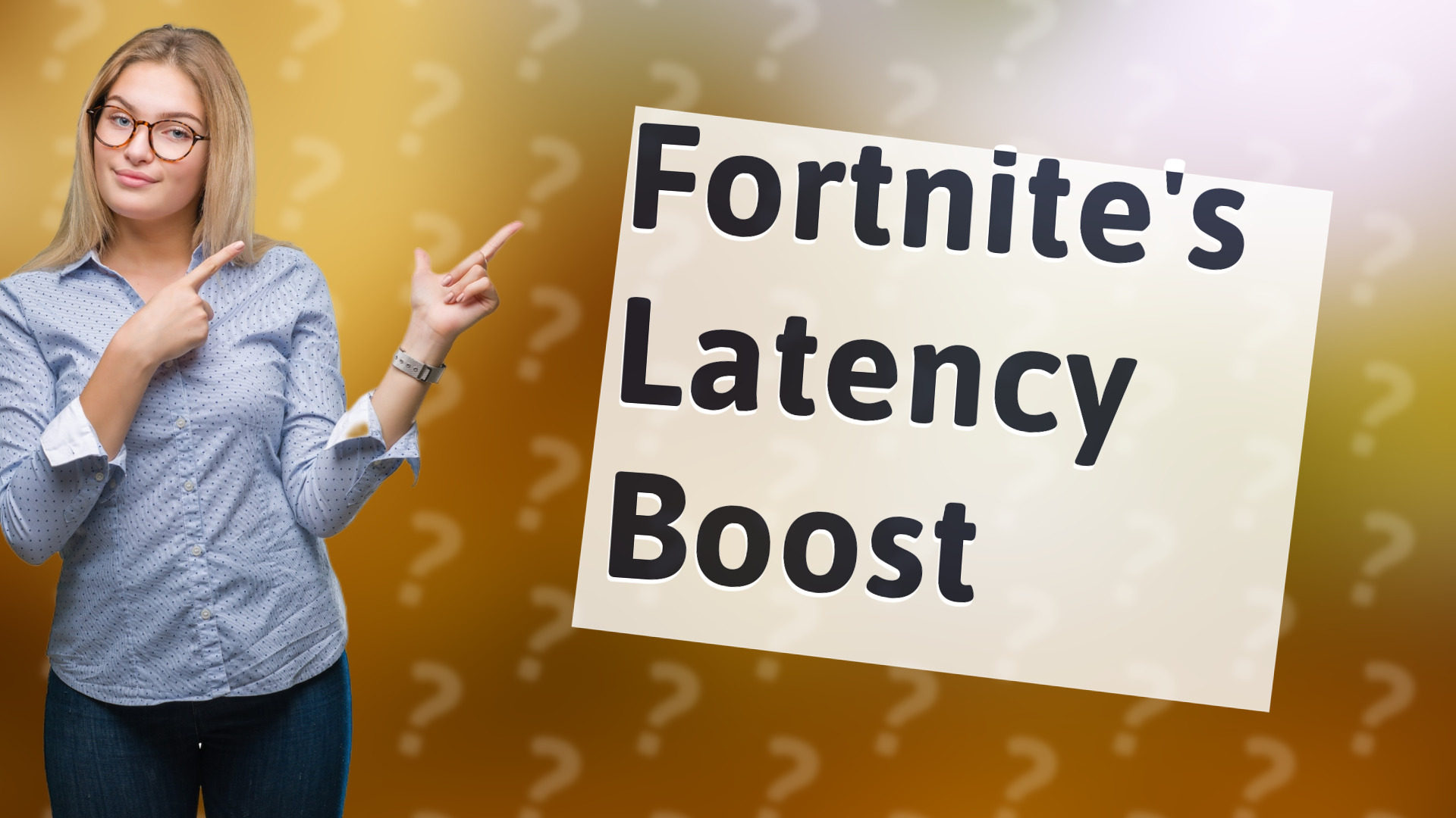 Fortnite's Latency Boost