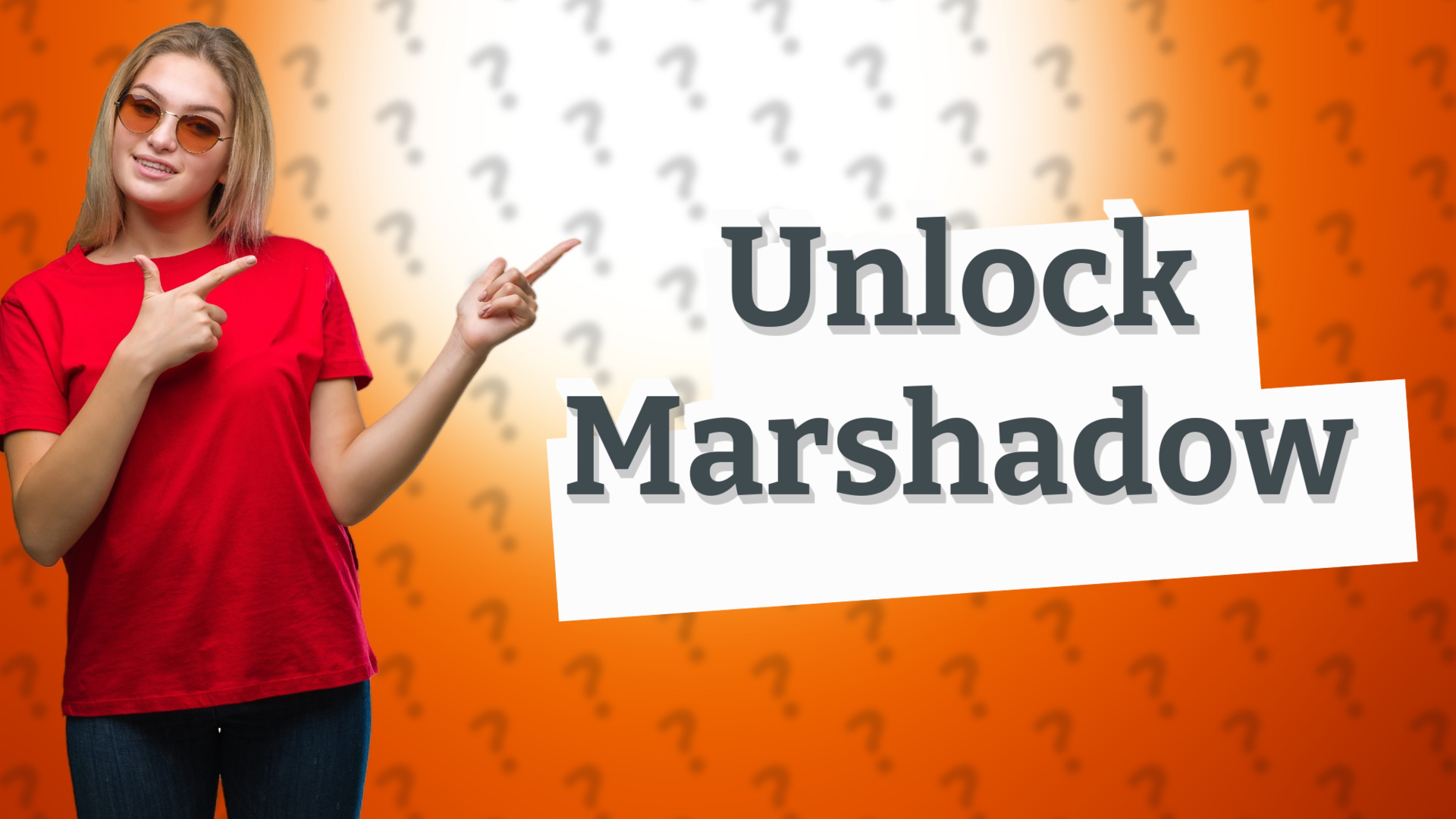 Unlock Marshadow