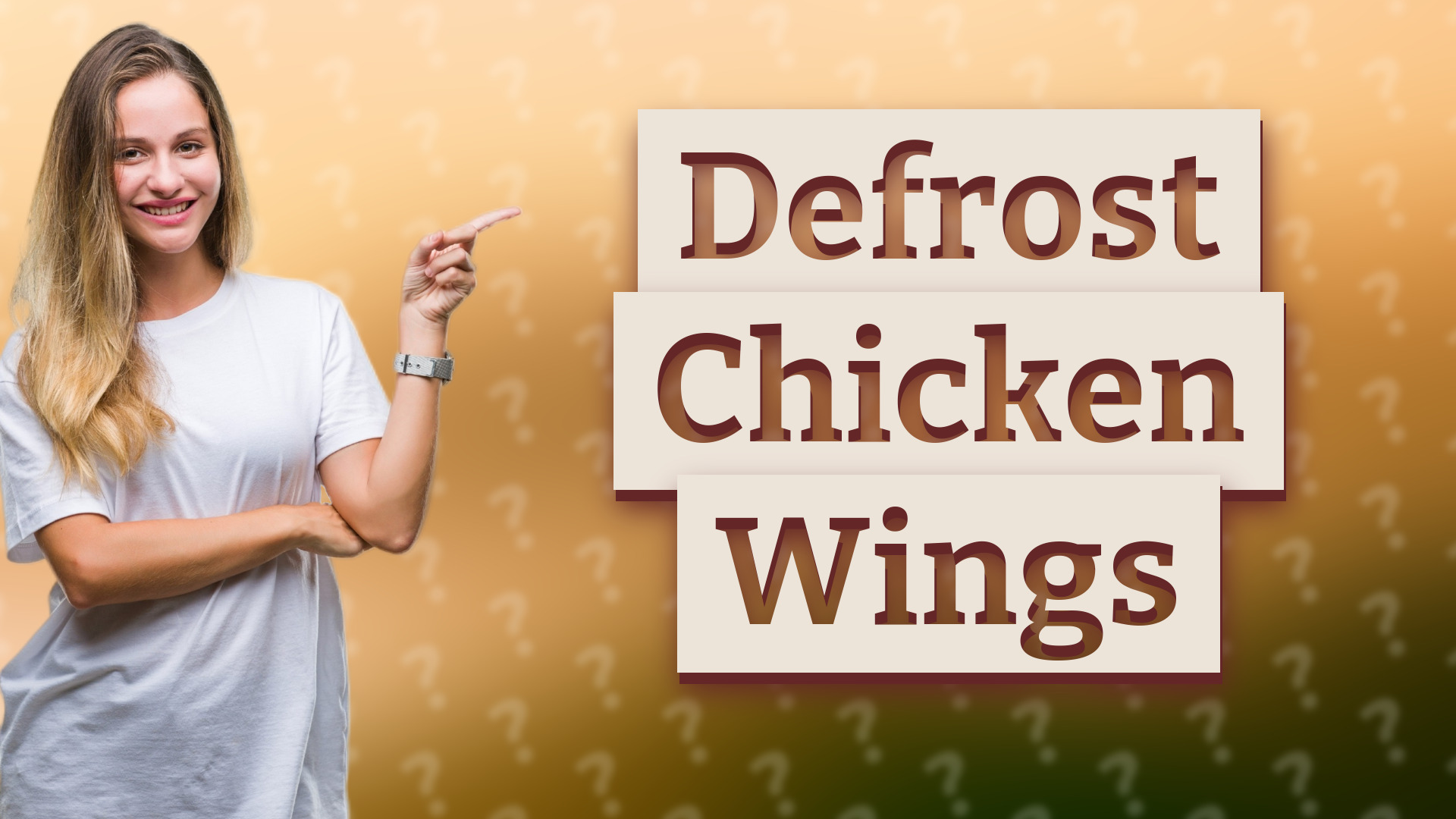 Defrost Chicken Wings