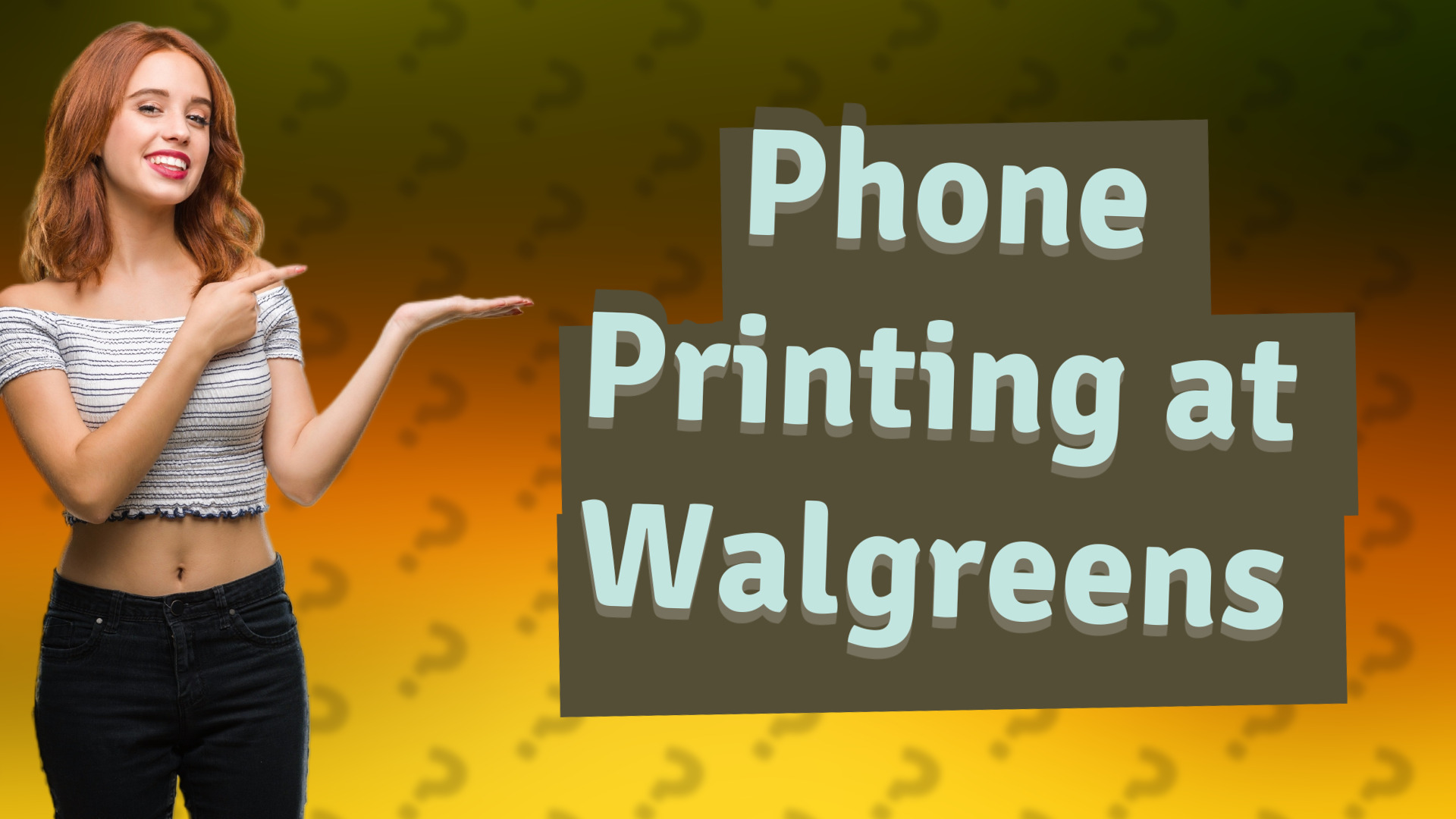 Phone Printing at Walgreens
