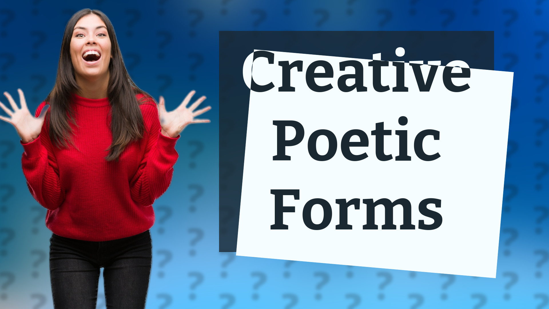 Creative Poetic Forms