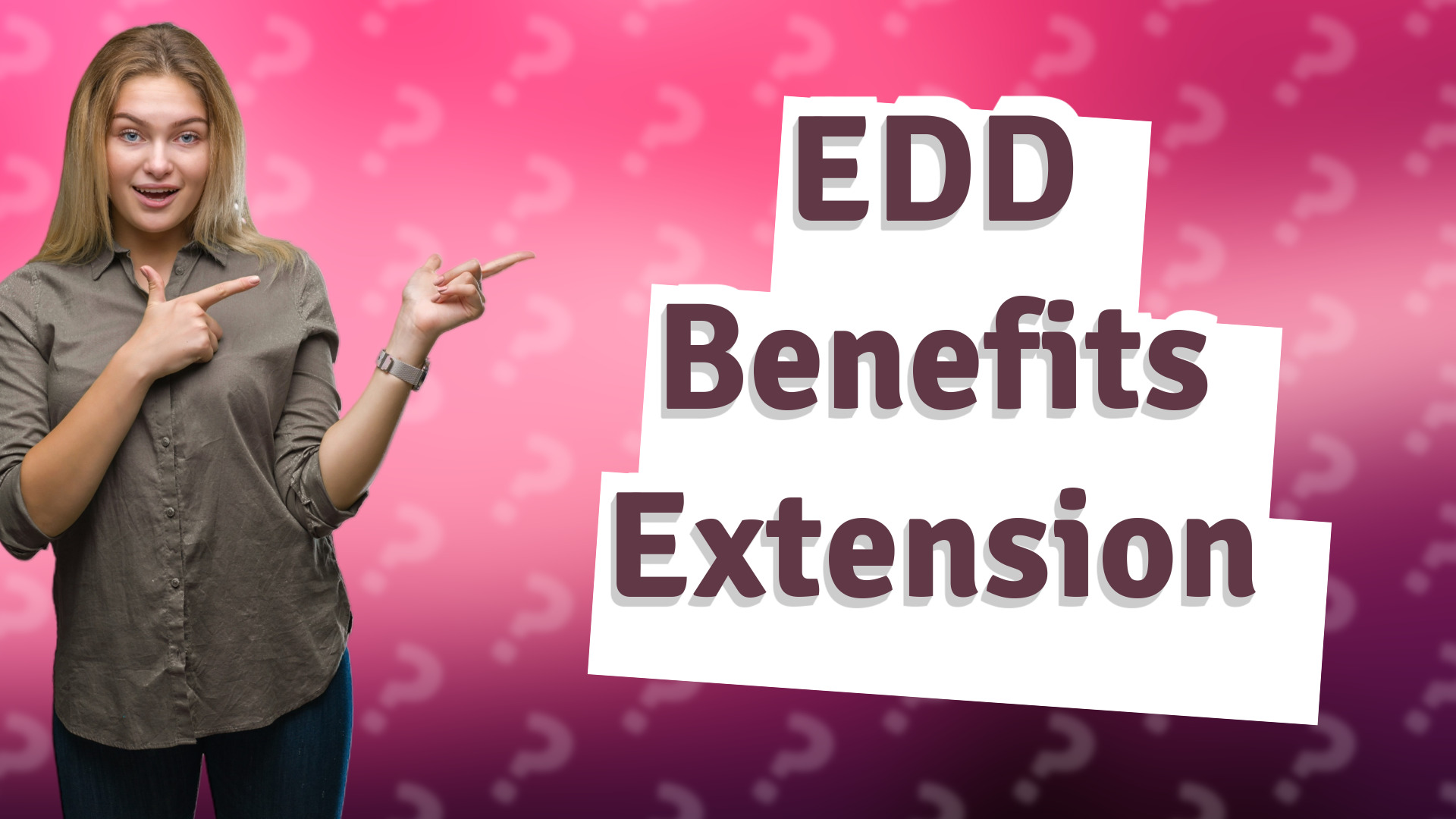 EDD Benefits Extension