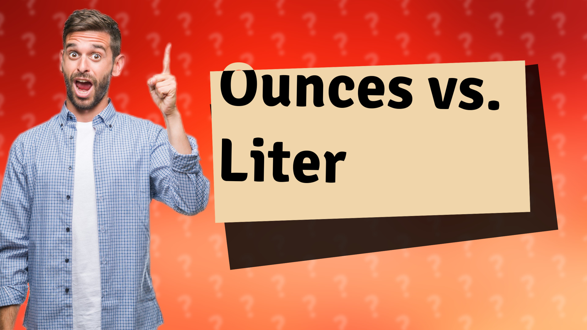 Ounces vs. Liter