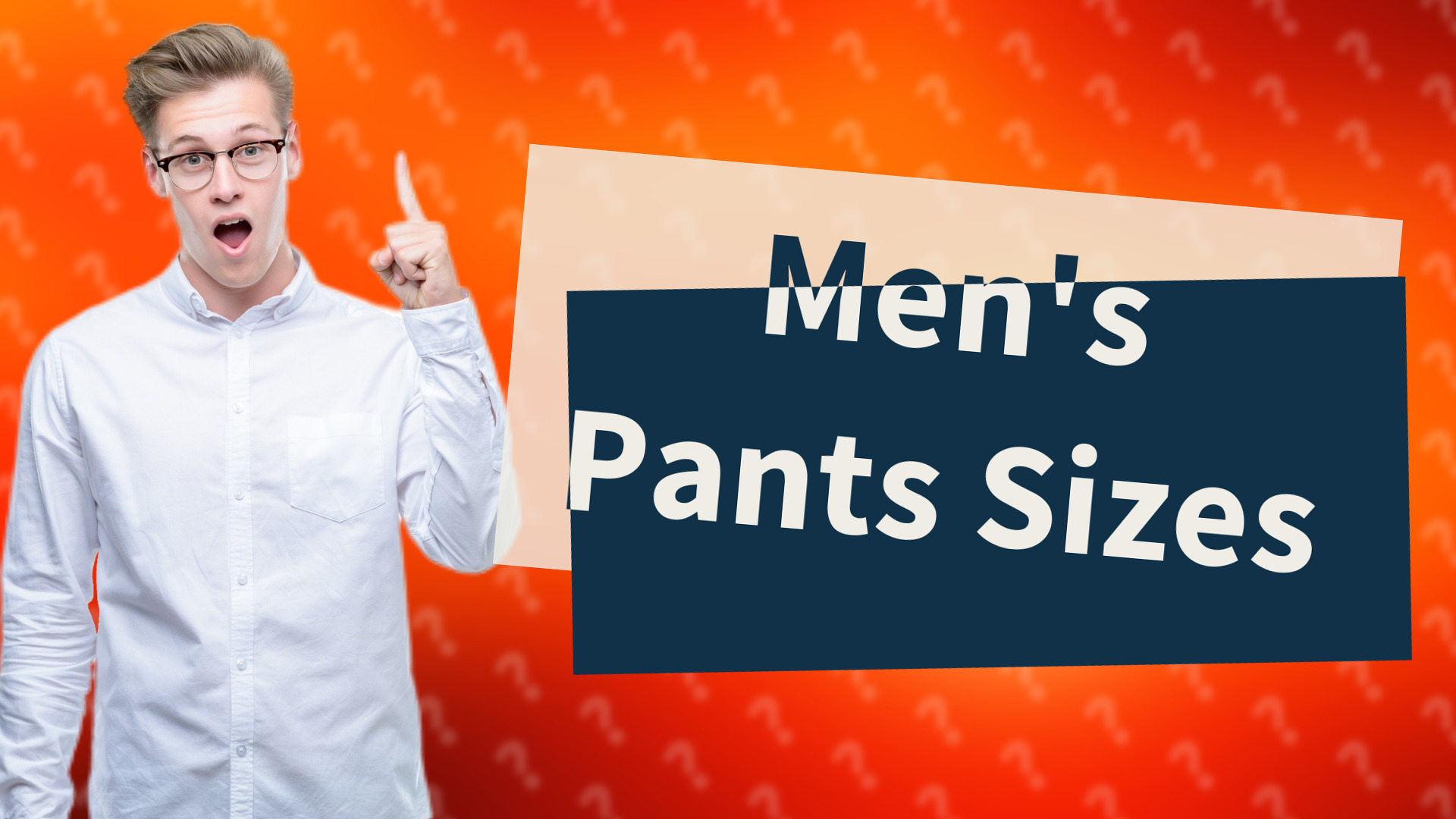 Men's Pants Sizes