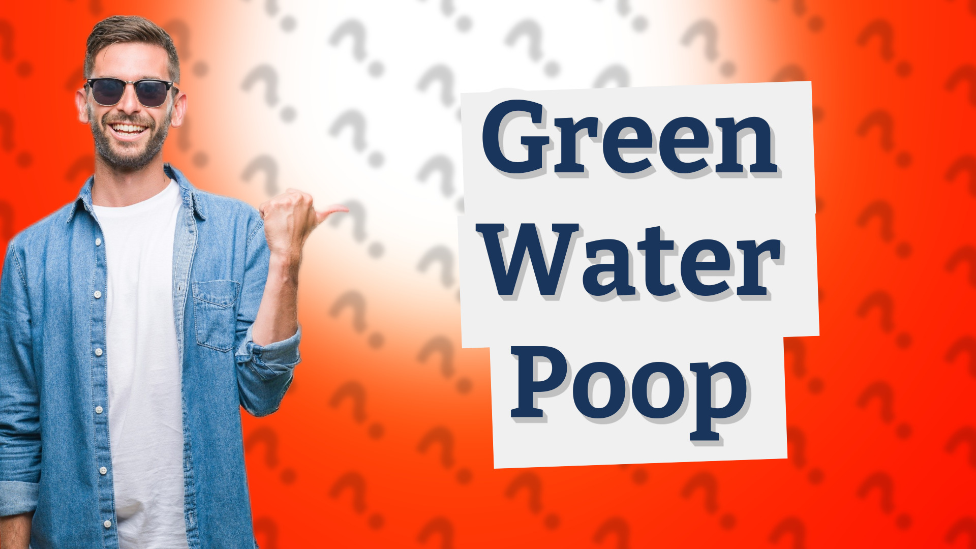 Green Water Poop