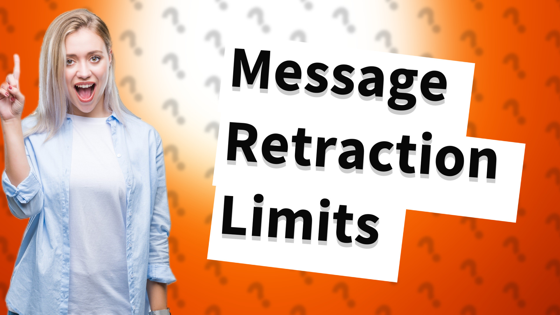 Message Retraction Limits