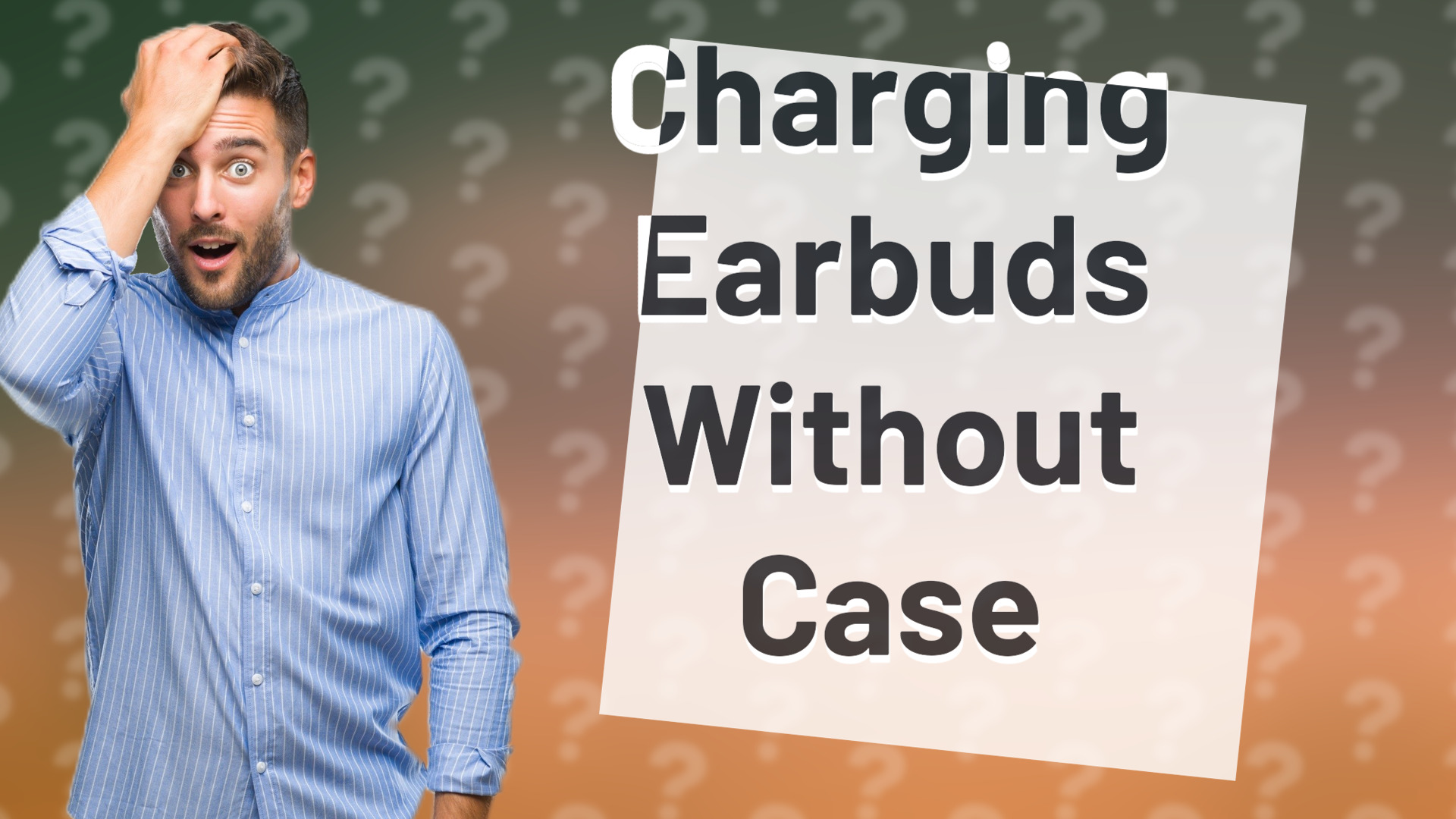 Charging Earbuds Without Case