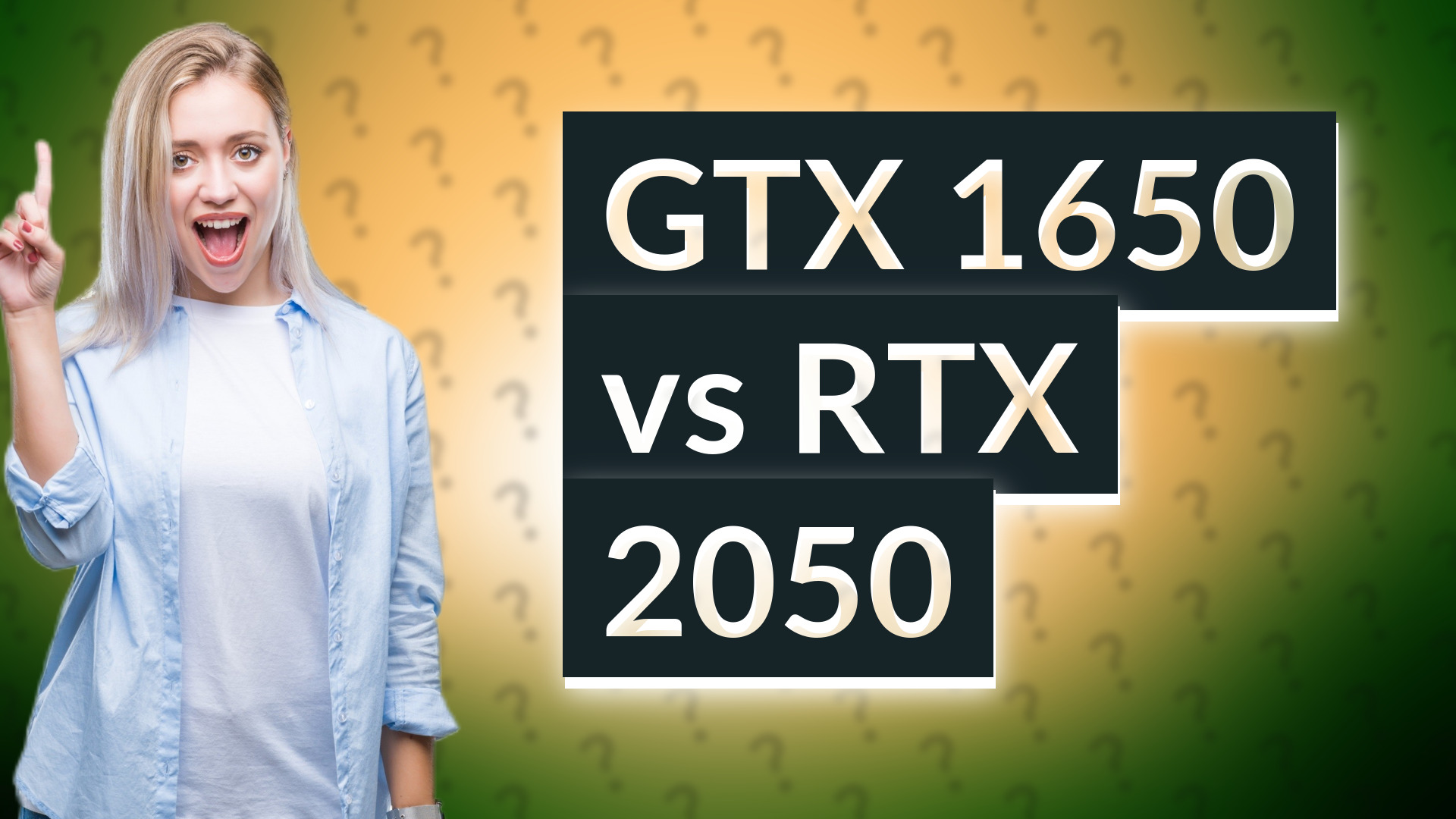 GTX 1650 vs RTX 2050