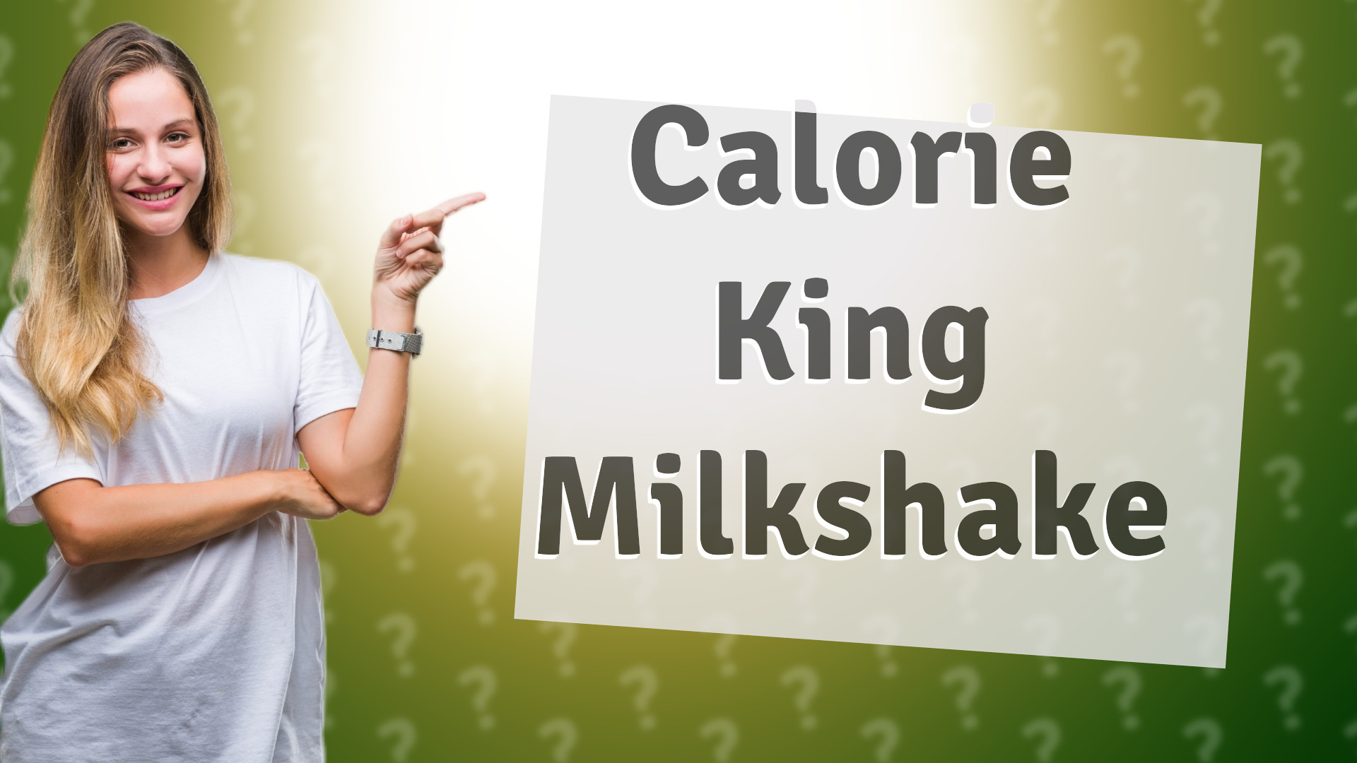 Calorie King Milkshake