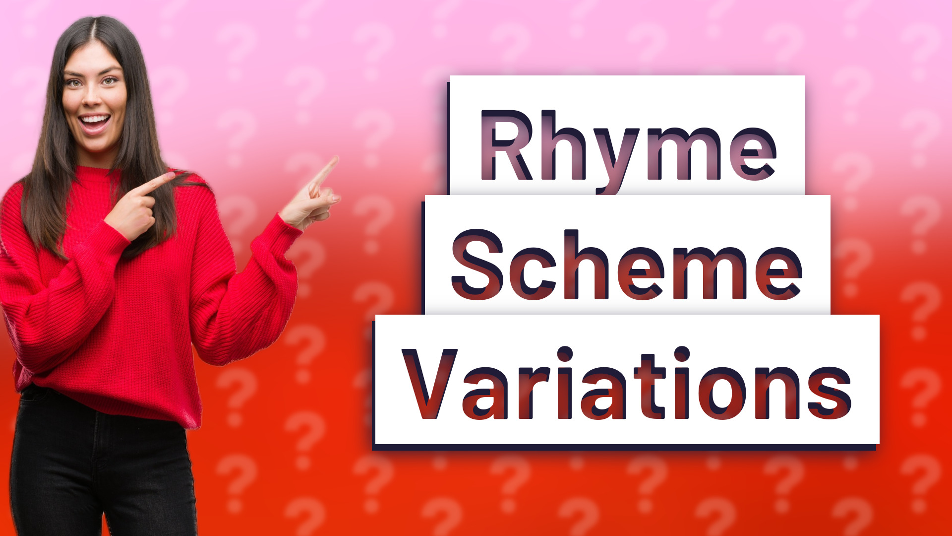Rhyme Scheme Variations