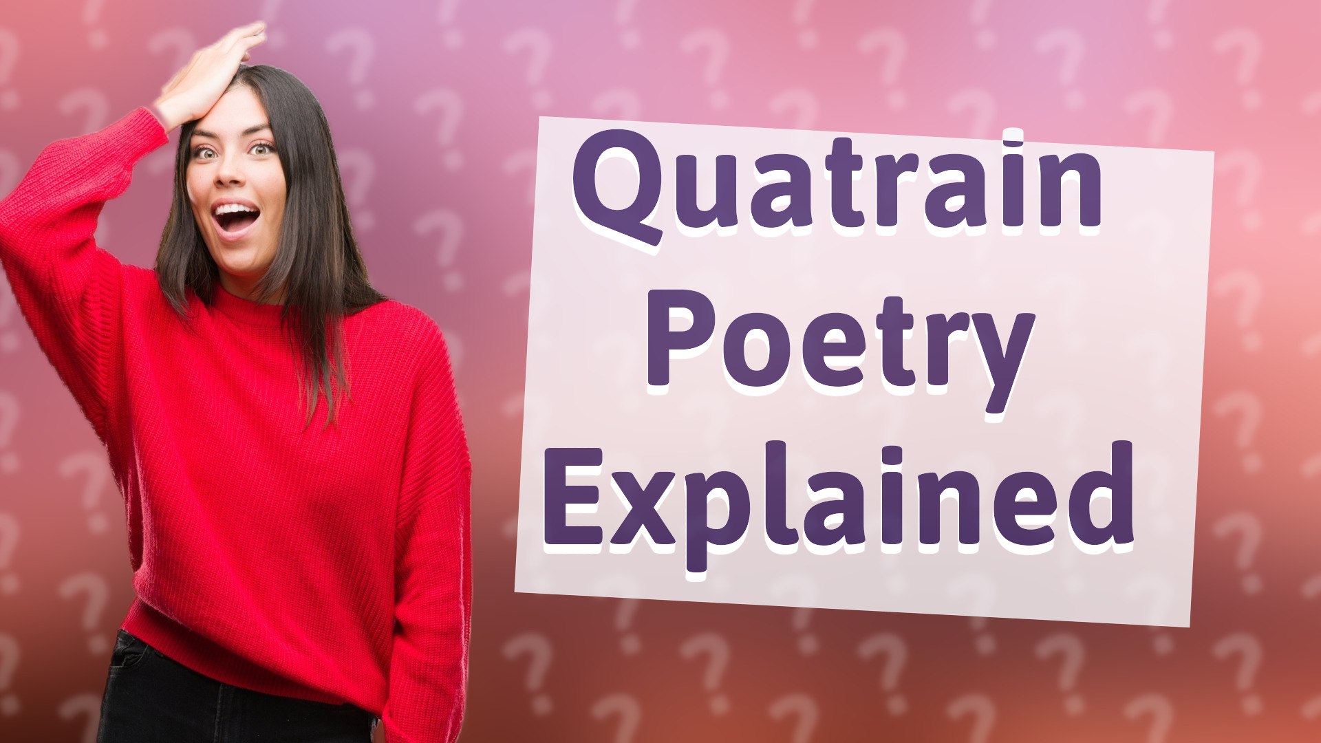 Quatrain Poetry Explained
