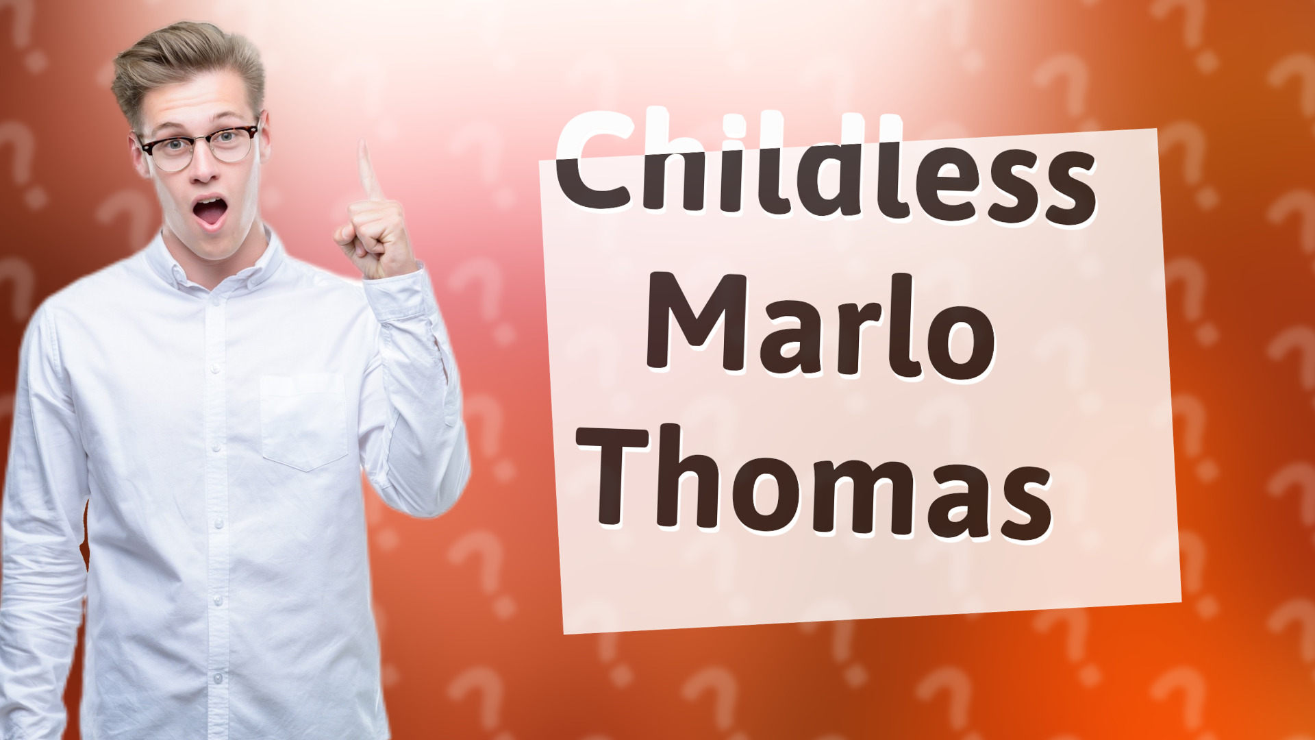 Childless Marlo Thomas