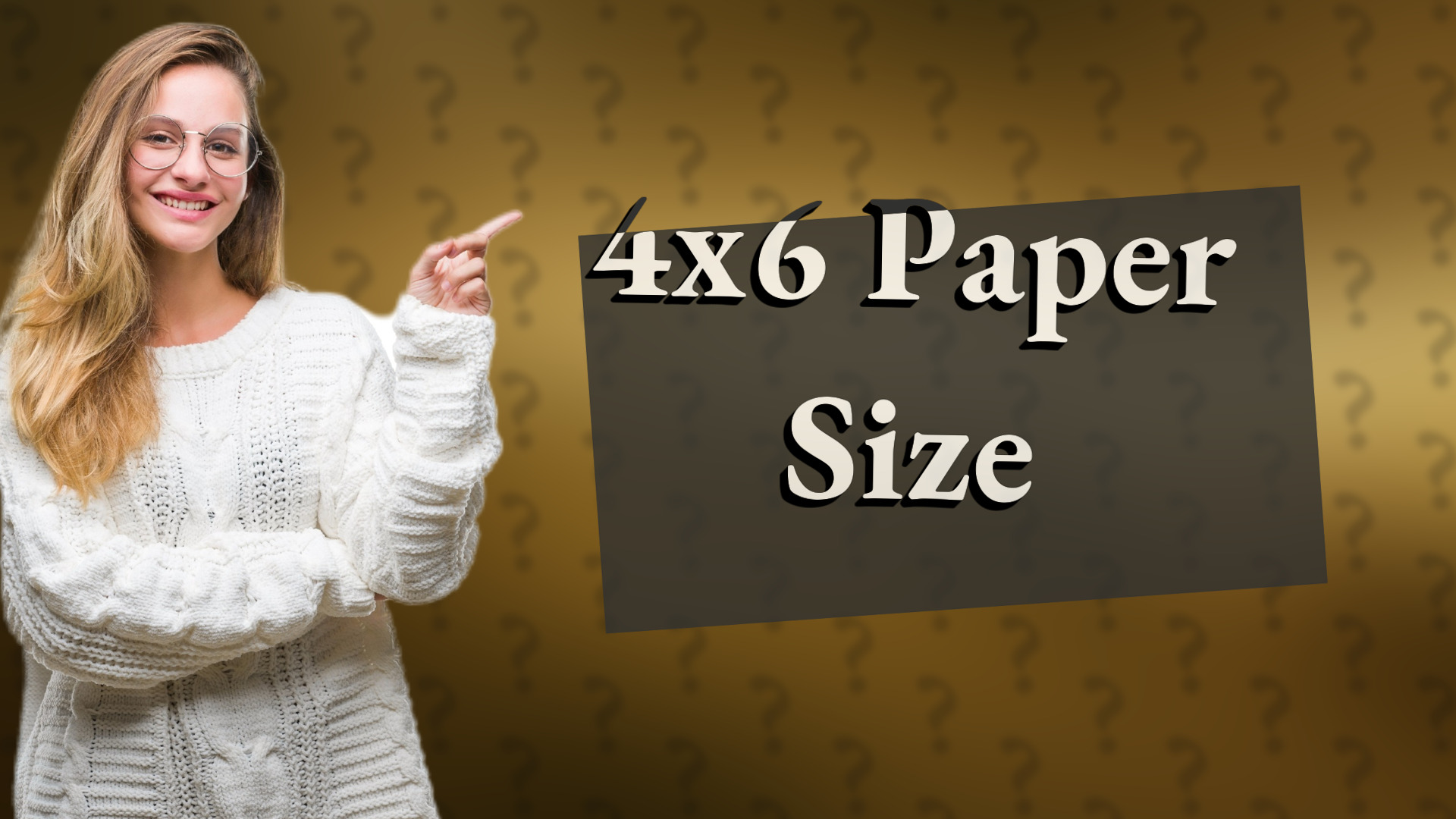 4x6 Paper Size