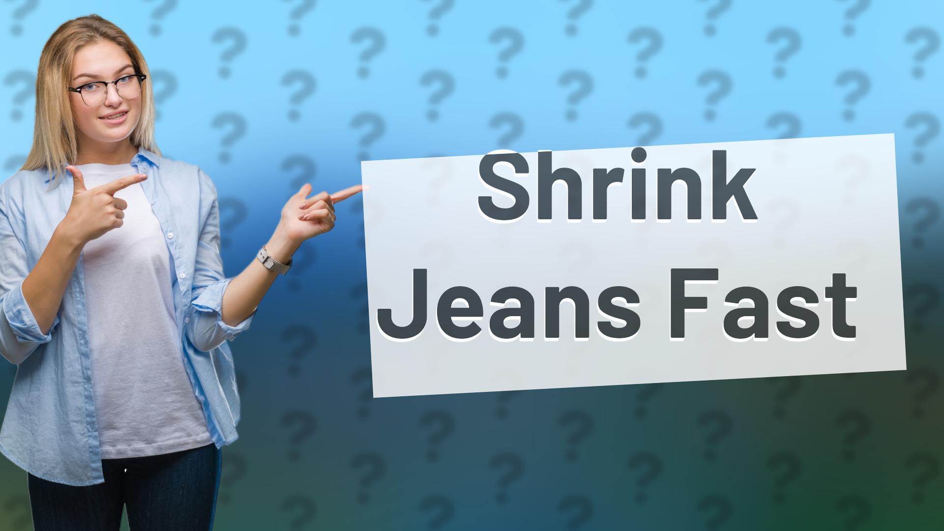 Shrink Jeans Fast