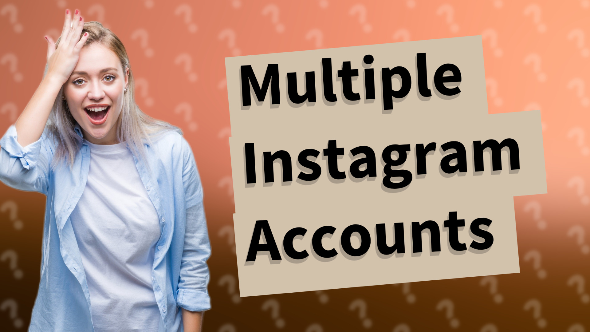 Multiple Instagram Accounts